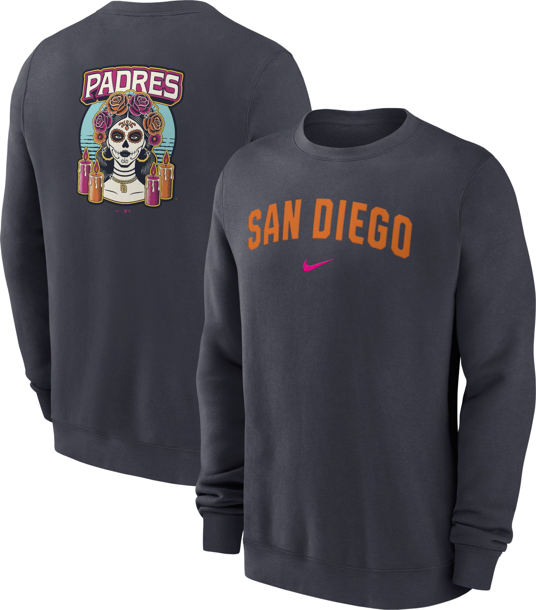 Nike Men's San Diego Padres 2026 City Connect 2 Hit Crewneck Sweatshirt