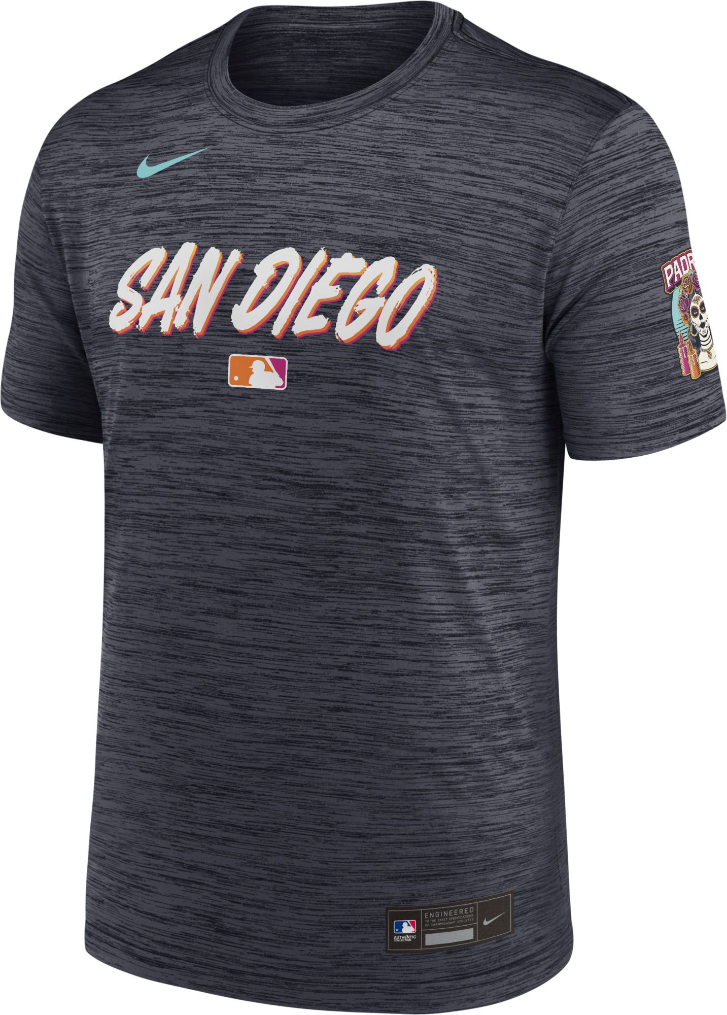 Nike Men's San Diego Padres 2026 City Connect Dri-FIT Authentic Collection Velocity T-Shirt