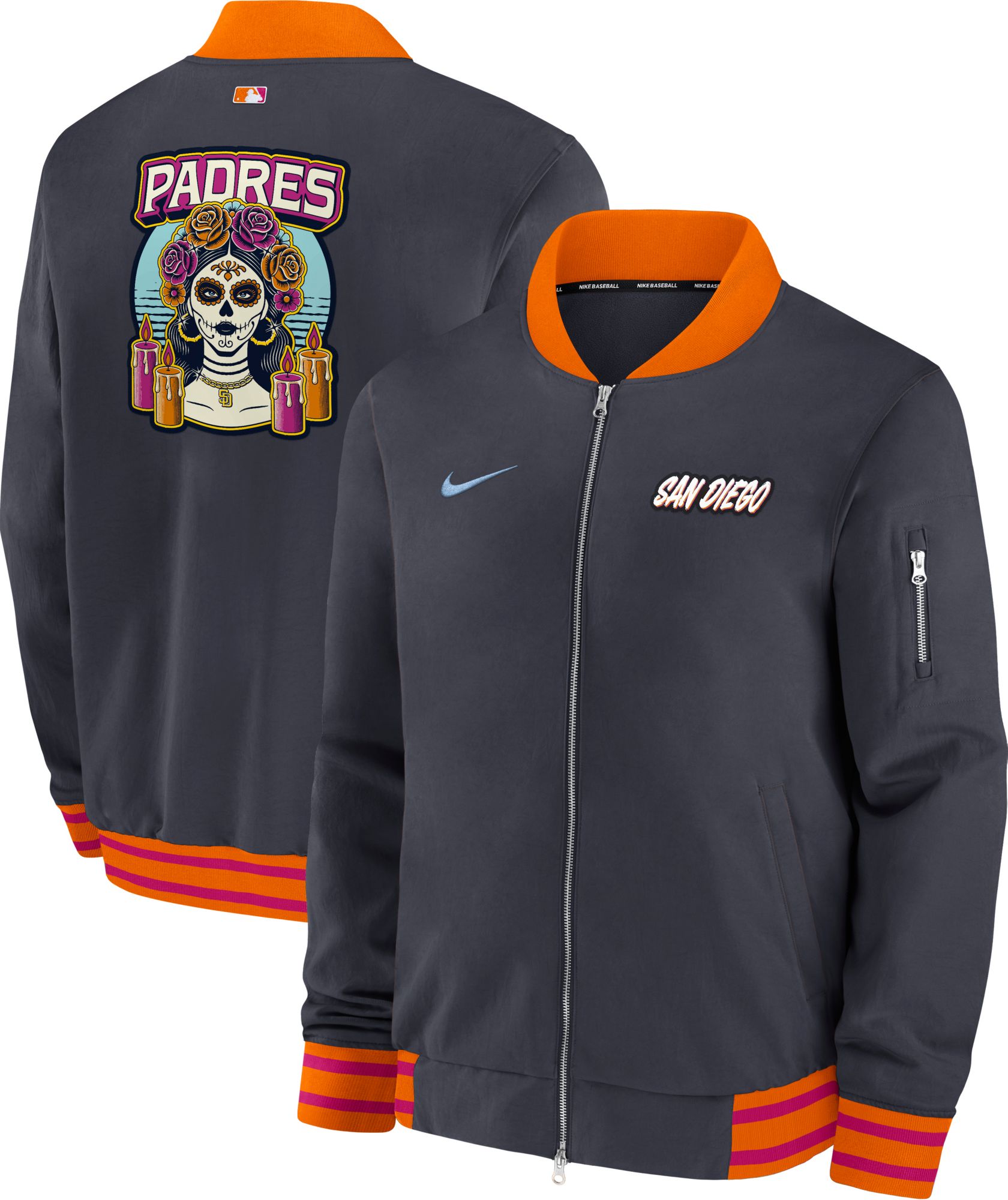 Nike Men's San Diego Padres 2026 City Connect Bomber Jacket