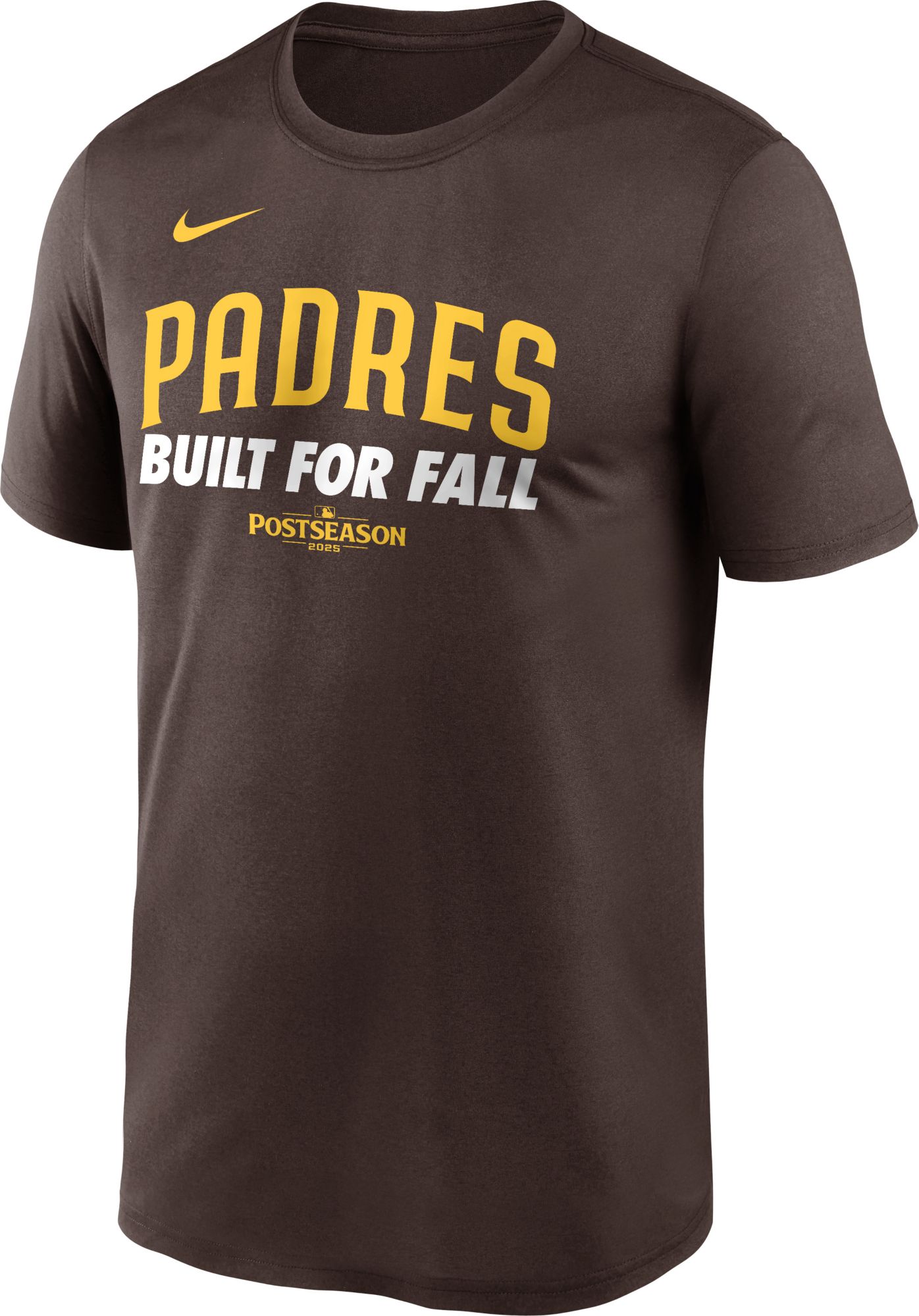 Nike Men's San Diego Padres 'Built for Fall' 2025 Postseason Participant Locker Room T-Shirt