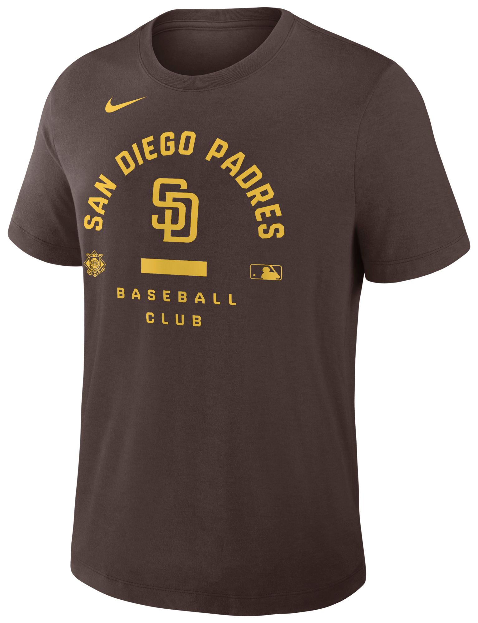 Nike Men's San Diego Padres Brown Authentic Collection Early Work T-Shirt