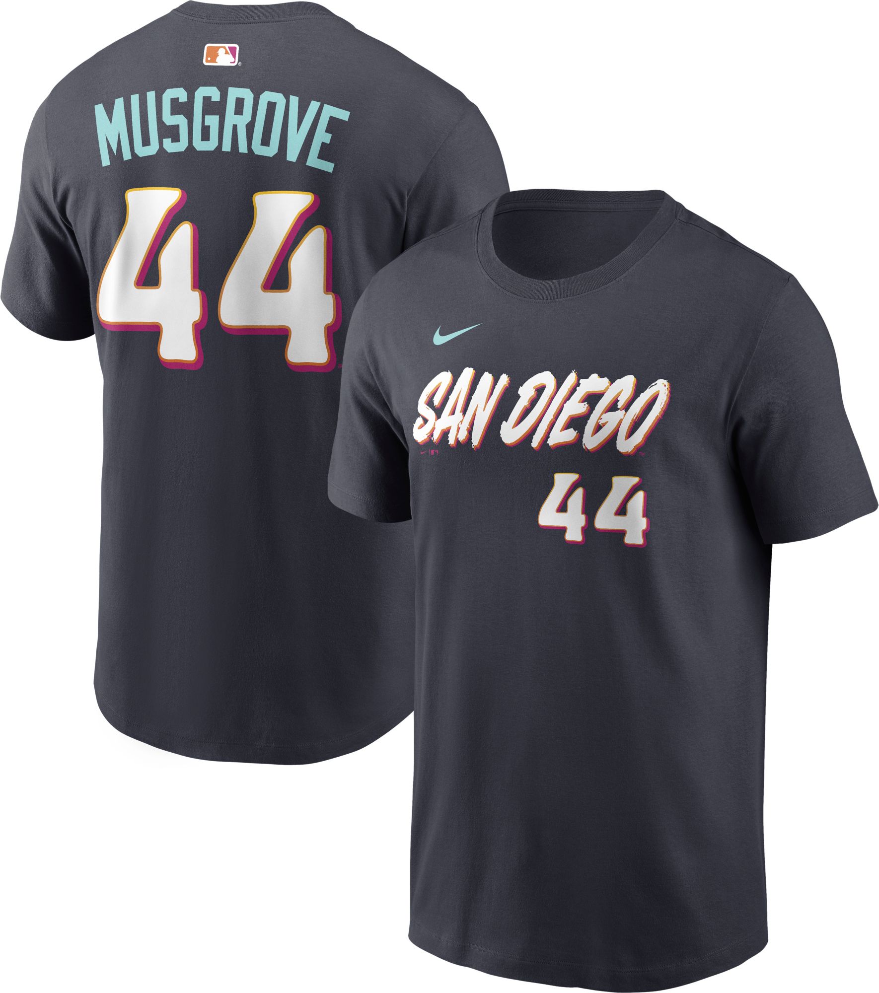 Nike Men's San Diego Padres 2026 City Connect Joe Musgrove #44 T-Shirt