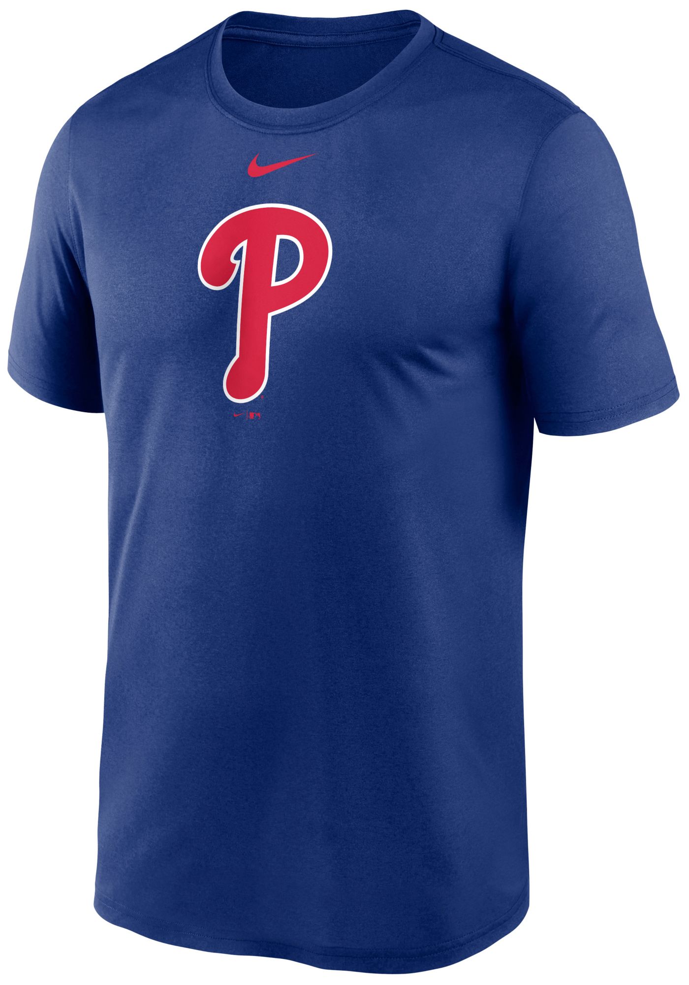 Nike Men's Philadelphia Phillies Blue Logo Legend T-Shirt