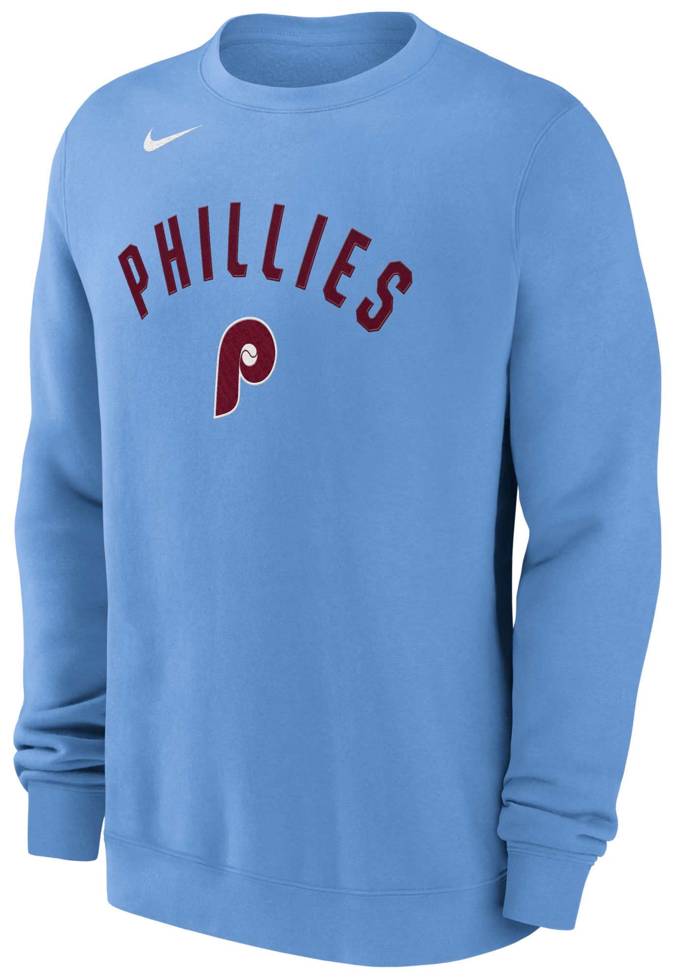 Nike Men's Philadelphia Phillies Blue Twill Club Hoodie