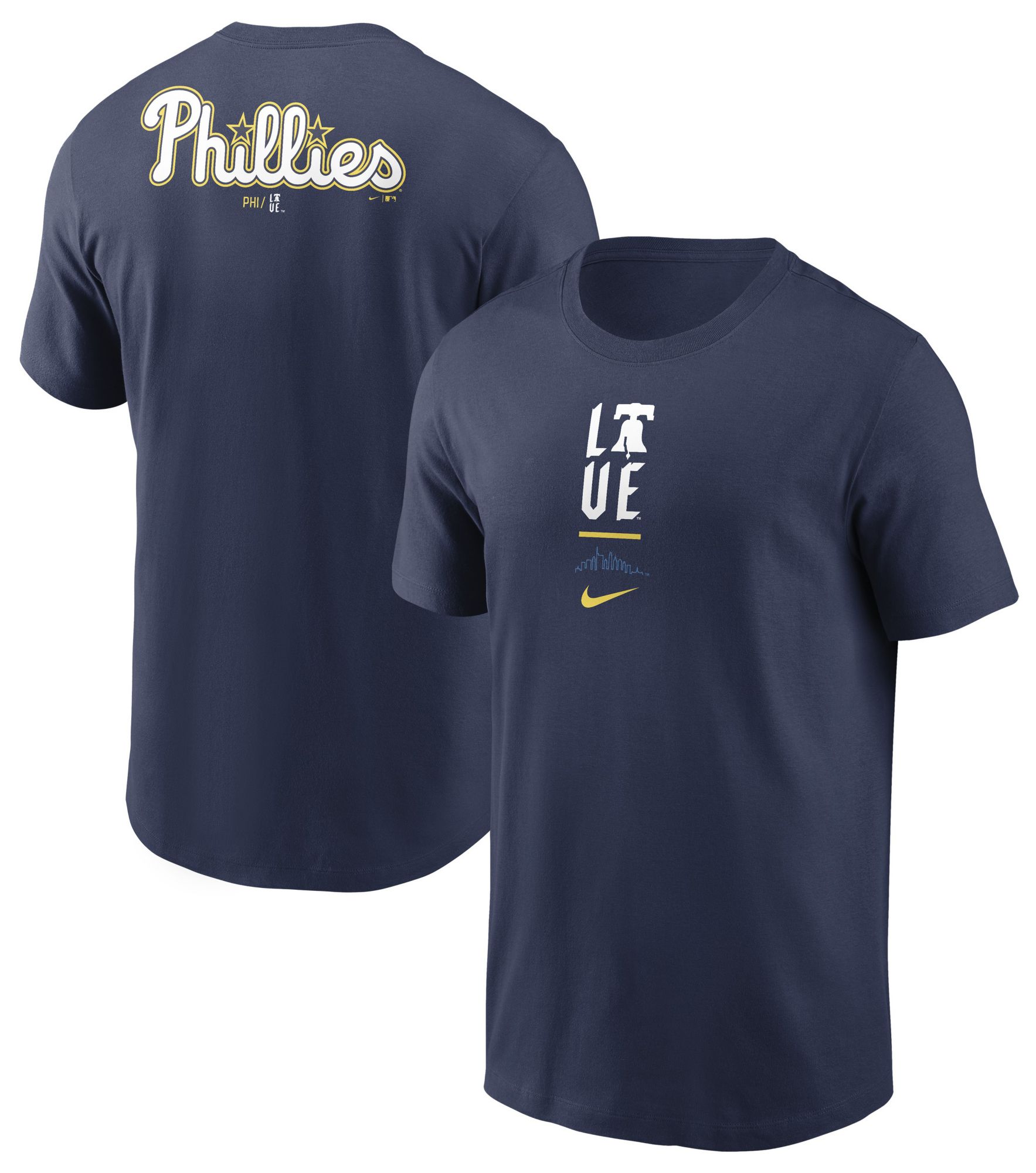 Nike Men's City Connect Philadelphia Phillies 2 Hit T-Shirt