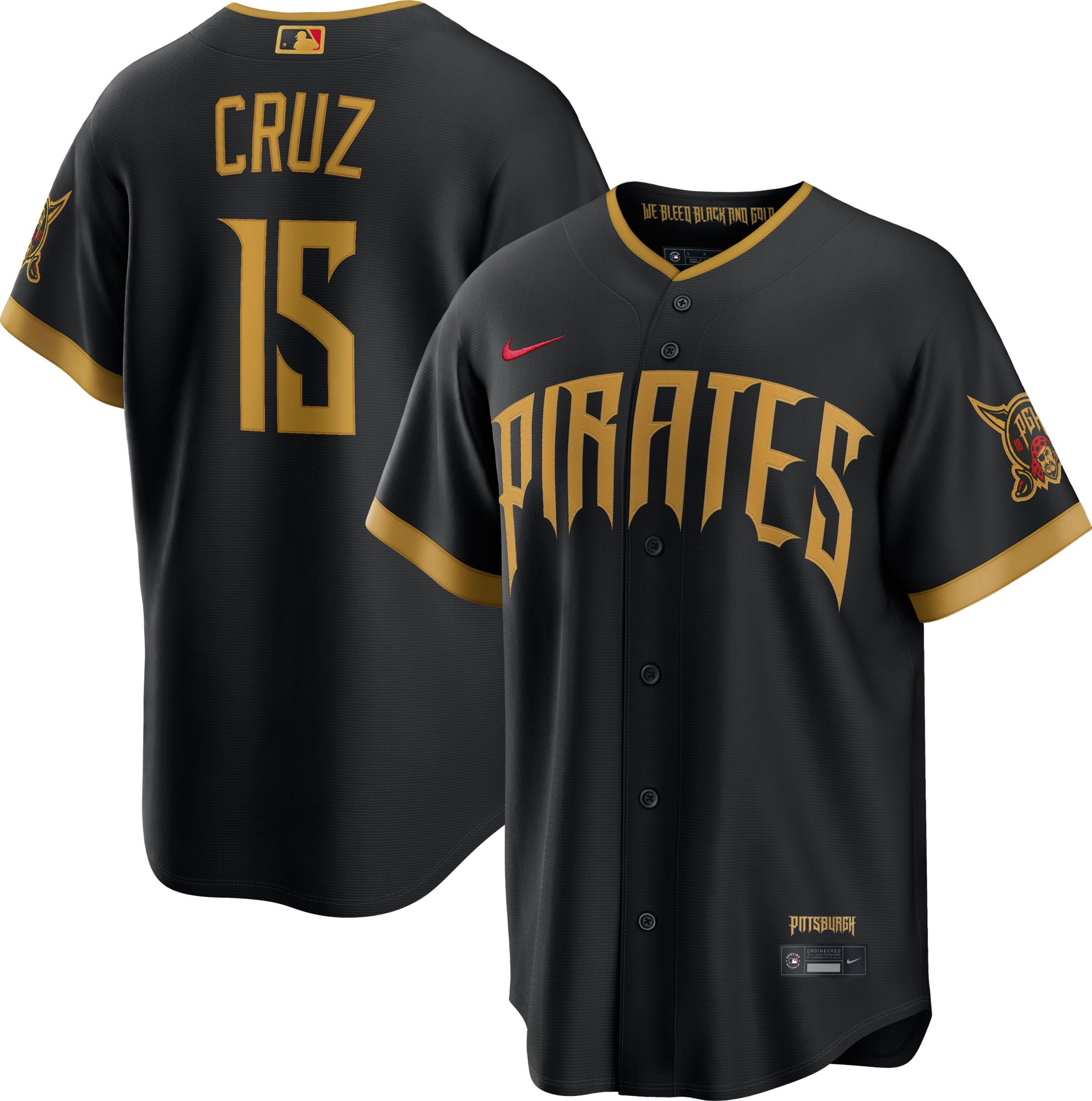 Nike Men's Pittsburgh Pirates Oneil Cruz #15 2026 City Connect Stadium Jersey