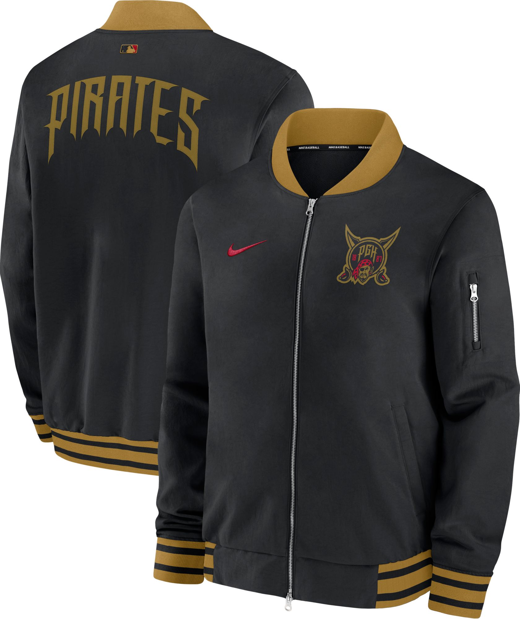 Nike Men's Pittsburgh Pirates 2026 City Connect Bomber Jacket