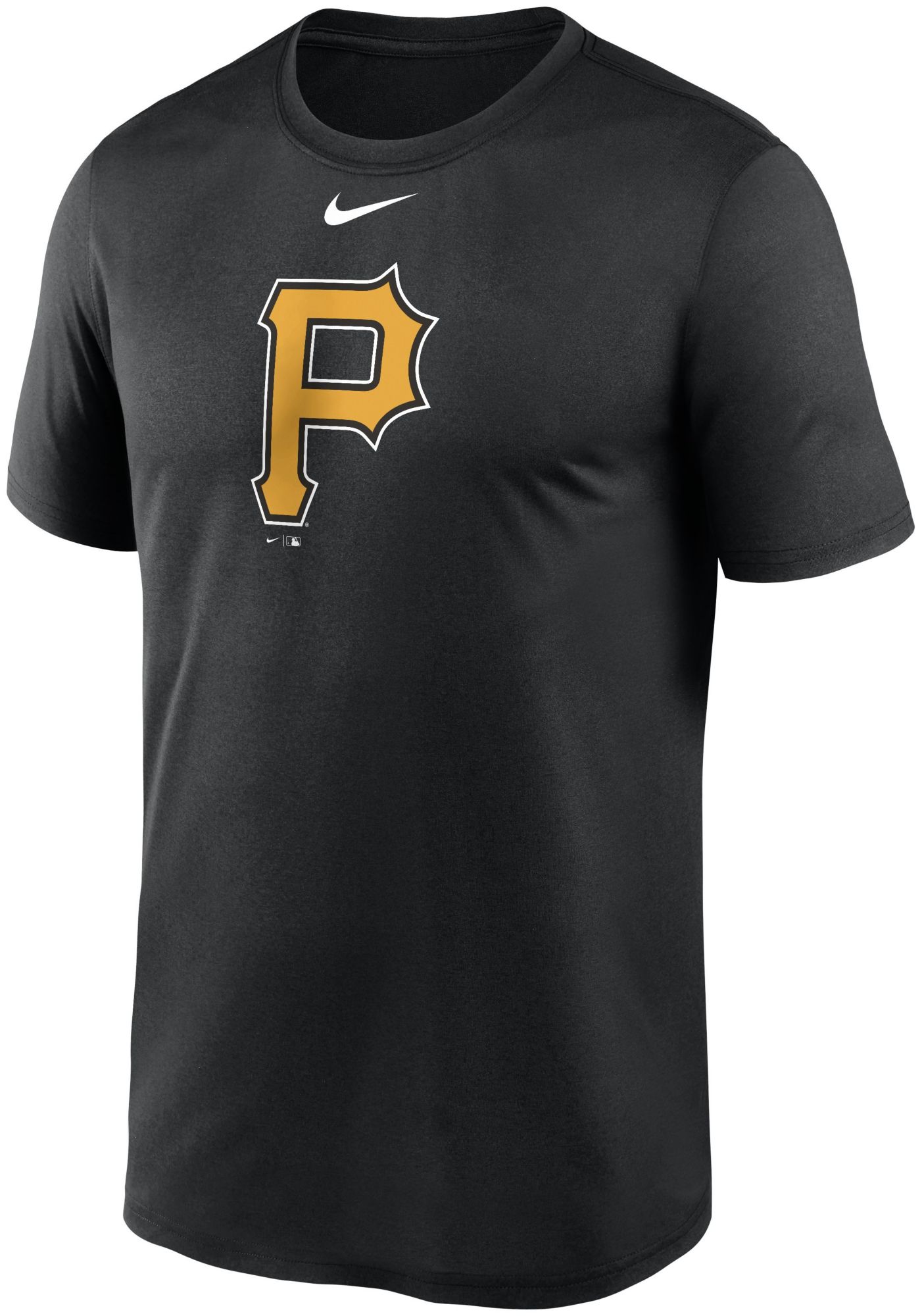 Nike Men's Pittsburgh Pirates Black Logo Legend T-Shirt