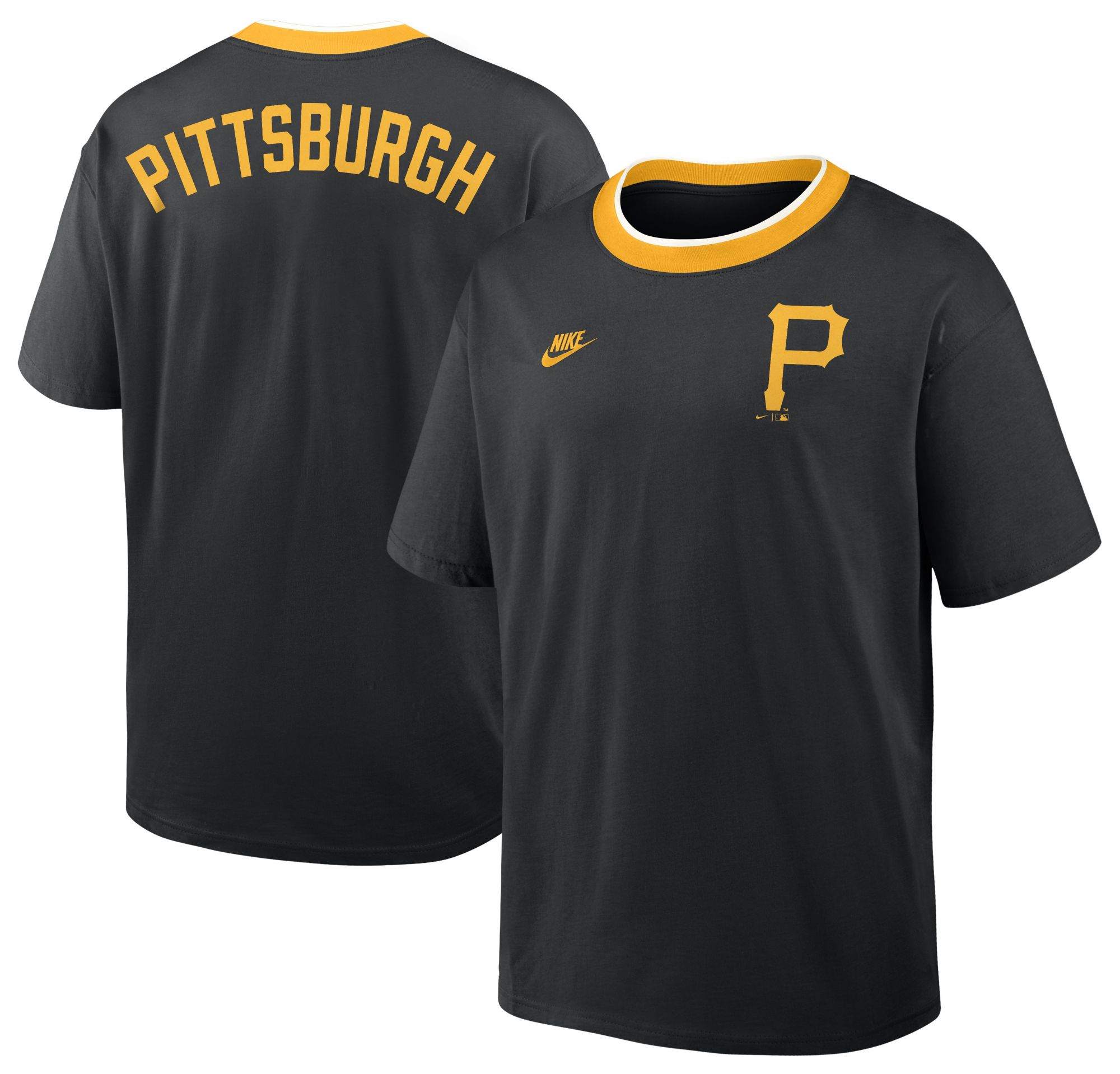 Nike Men's Pittsburgh Pirates Black Cooperstown Air Fit T-Shirt