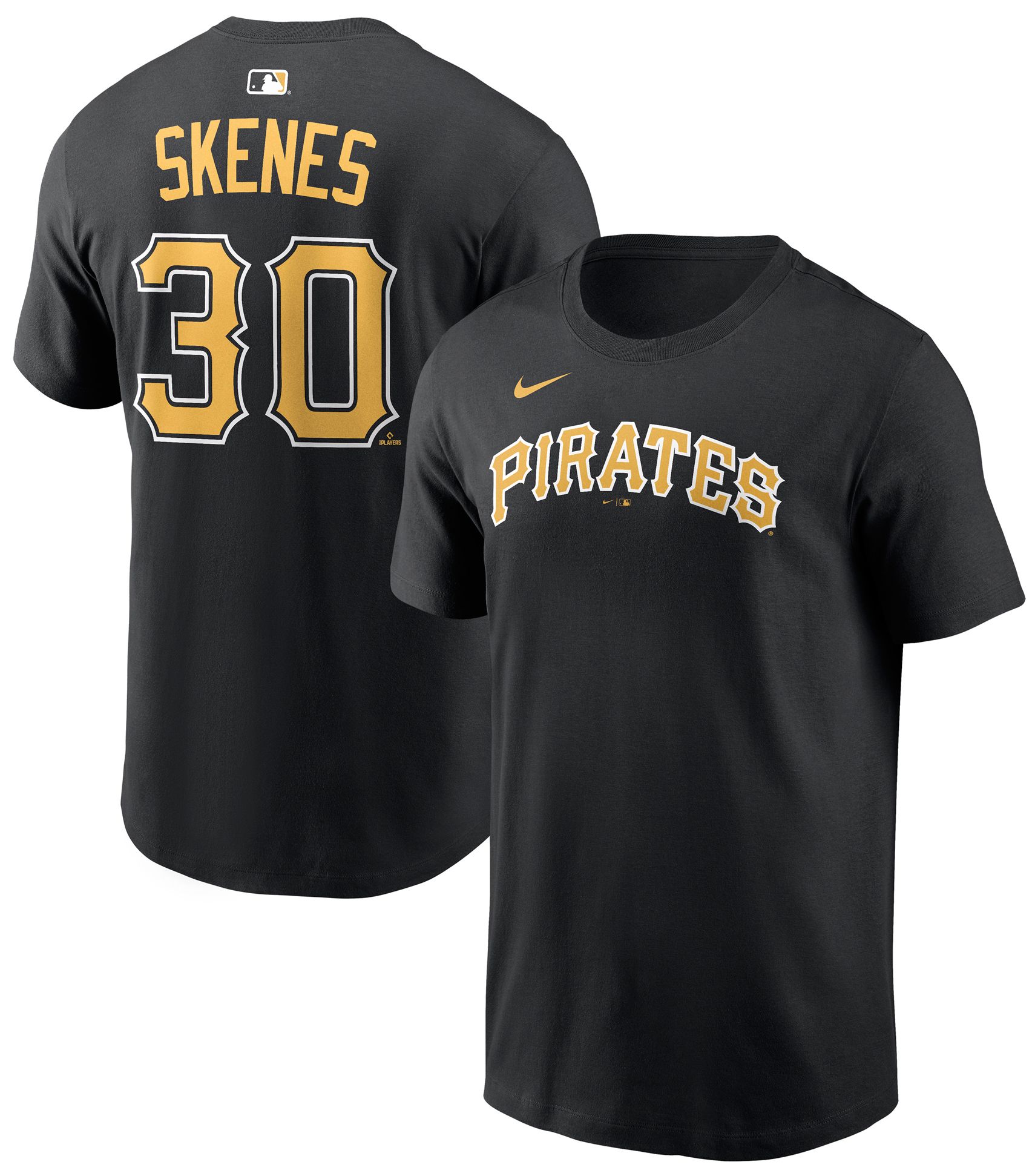 Nike Men's Pittsburgh Pirates Paul Skenes #30 Black Home T-Shirt