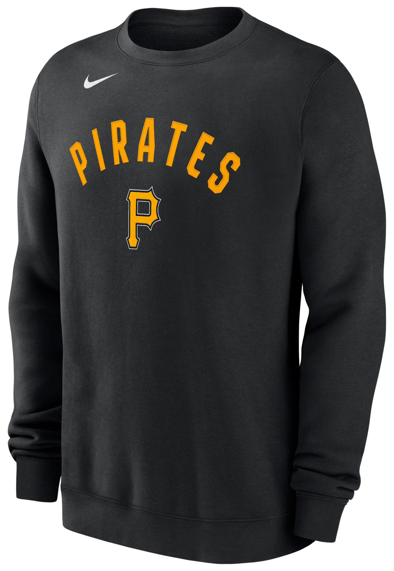 Nike Men's Pittsburgh Pirates Black Twill Club Hoodie