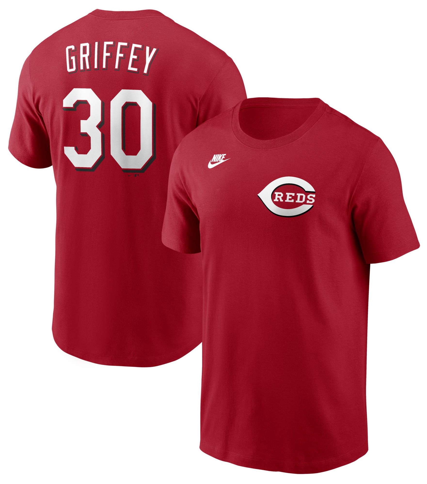 Nike Men's Cincinnati Reds Ken Griffey Jr. #24 Red Cooperstown T-Shirt