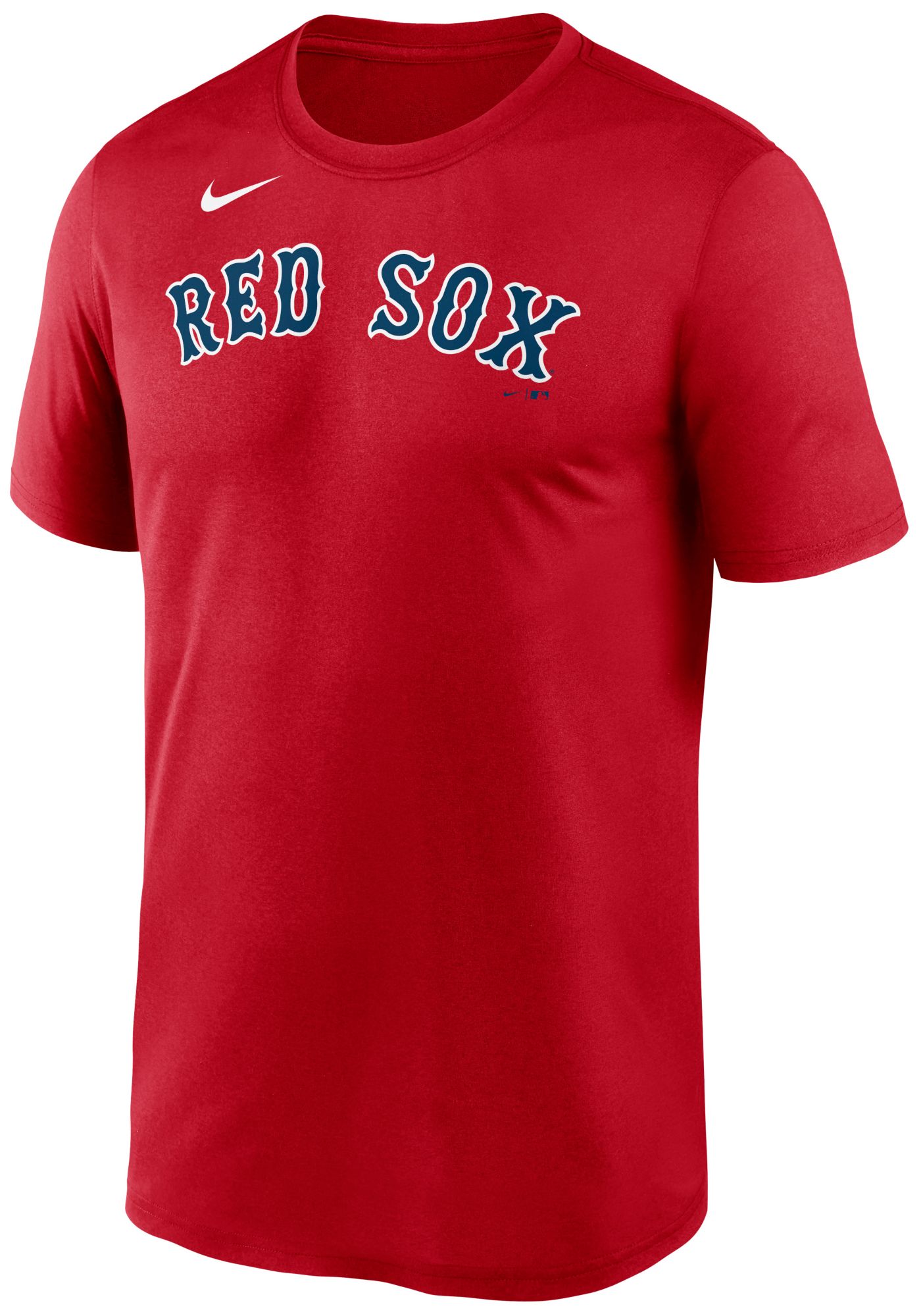 Nike Men's Boston Red Sox Sport Red Wordmark Legend T-Shirt