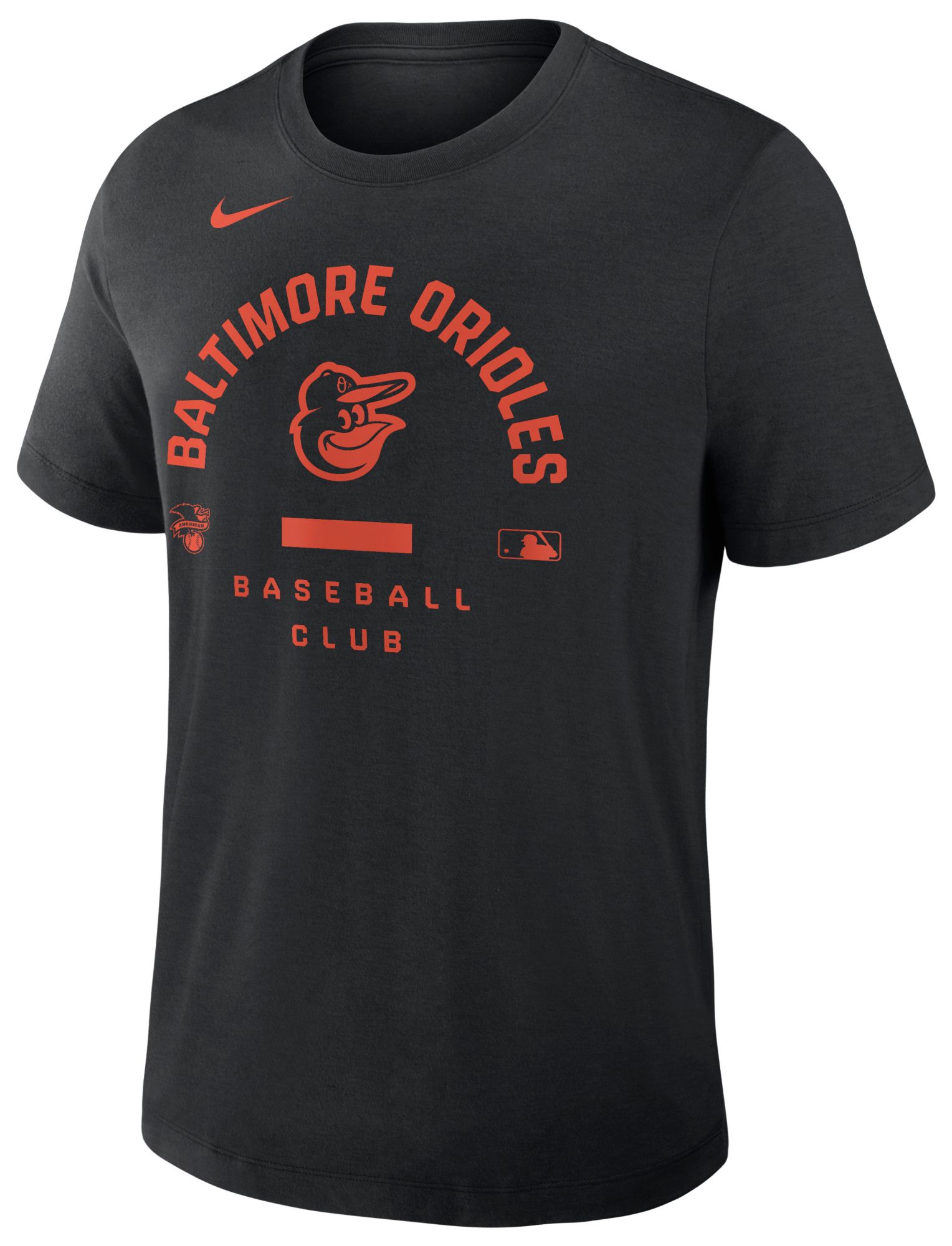Nike Men's Baltimore Orioles Black Authentic Collection Early Work T-Shirt