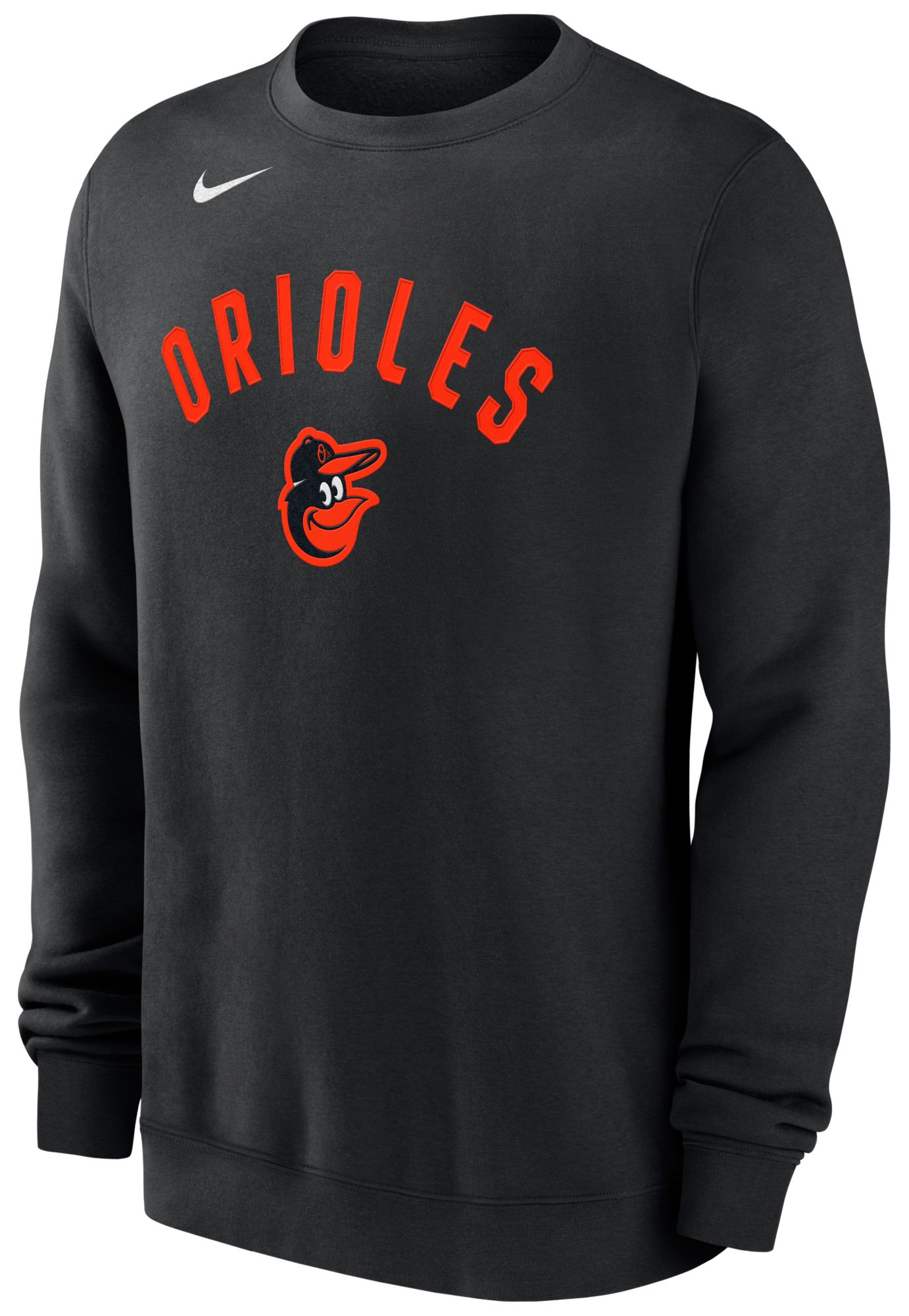 Nike Men's Baltimore Orioles Black Twill Club Hoodie
