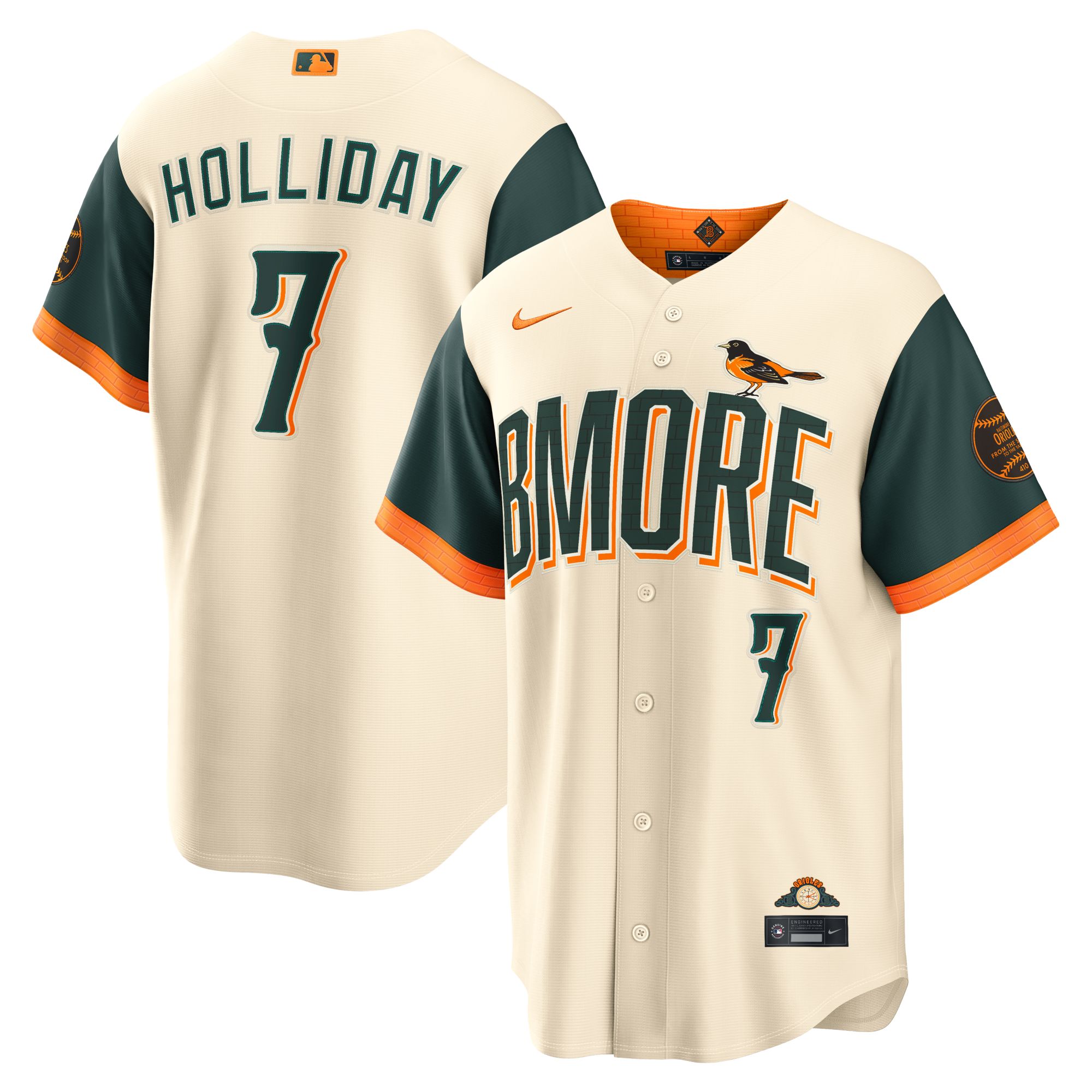 Nike Men's Baltimore Orioles Jackson Holliday #7 2026 City Connect Stadium Jersey