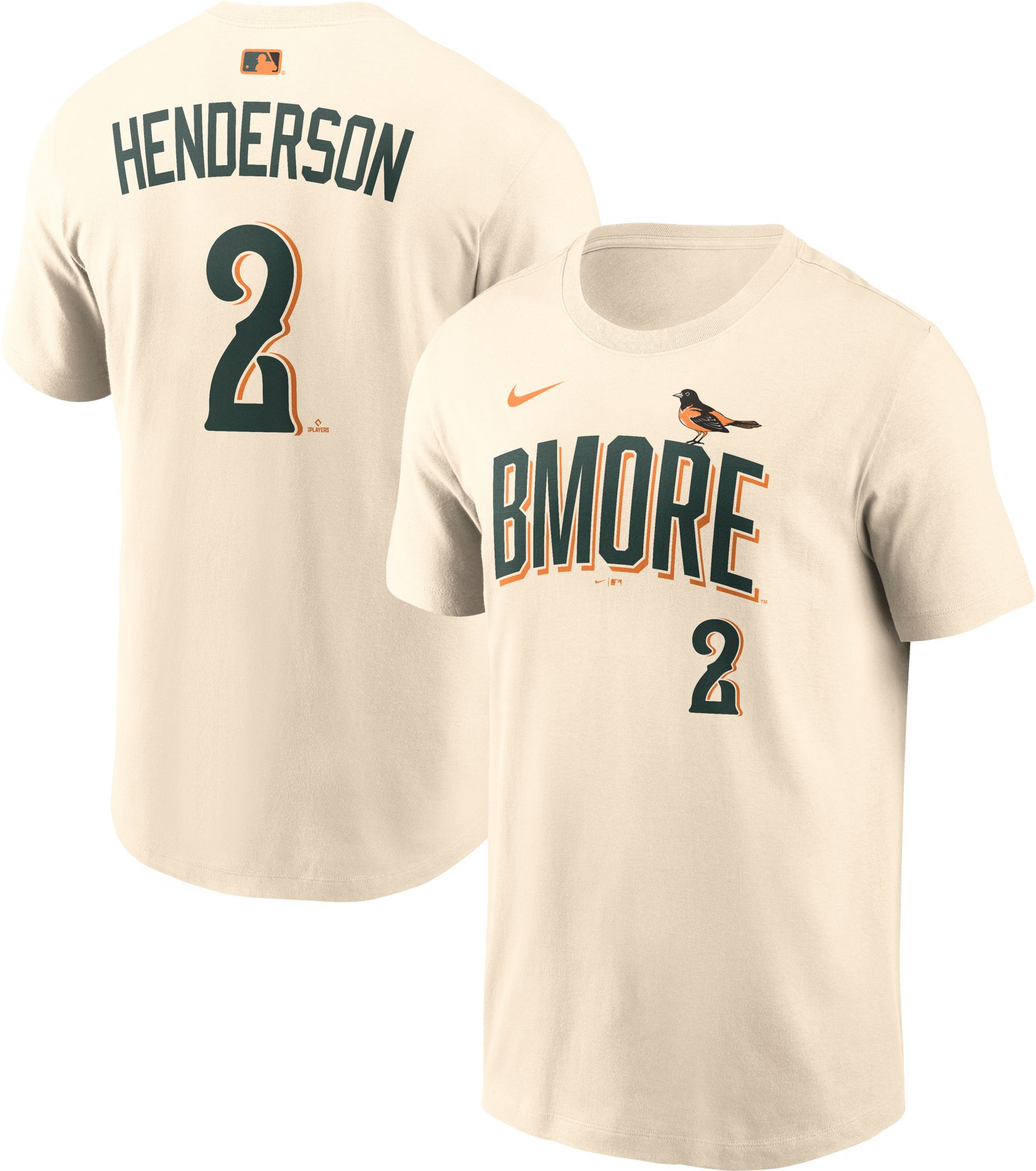 Nike Men's Baltimore Orioles 2026 City Connect Henderson #2 T-Shirt