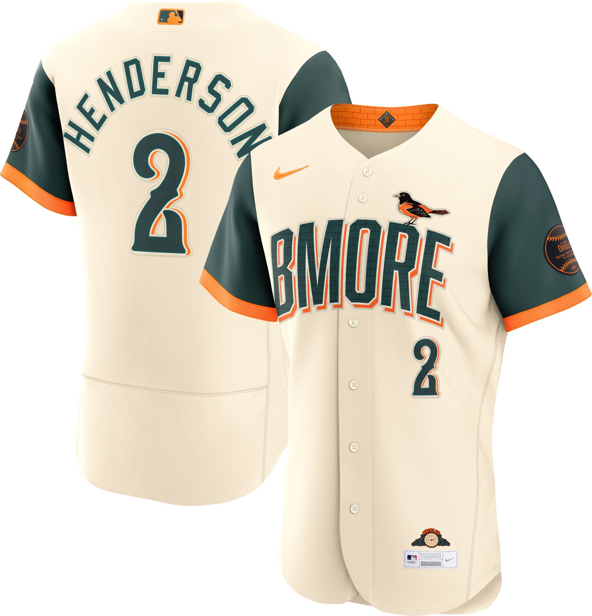 Nike Men's Baltimore Orioles Gunnar Henderson #2 2026 City Connect Replica Jersey