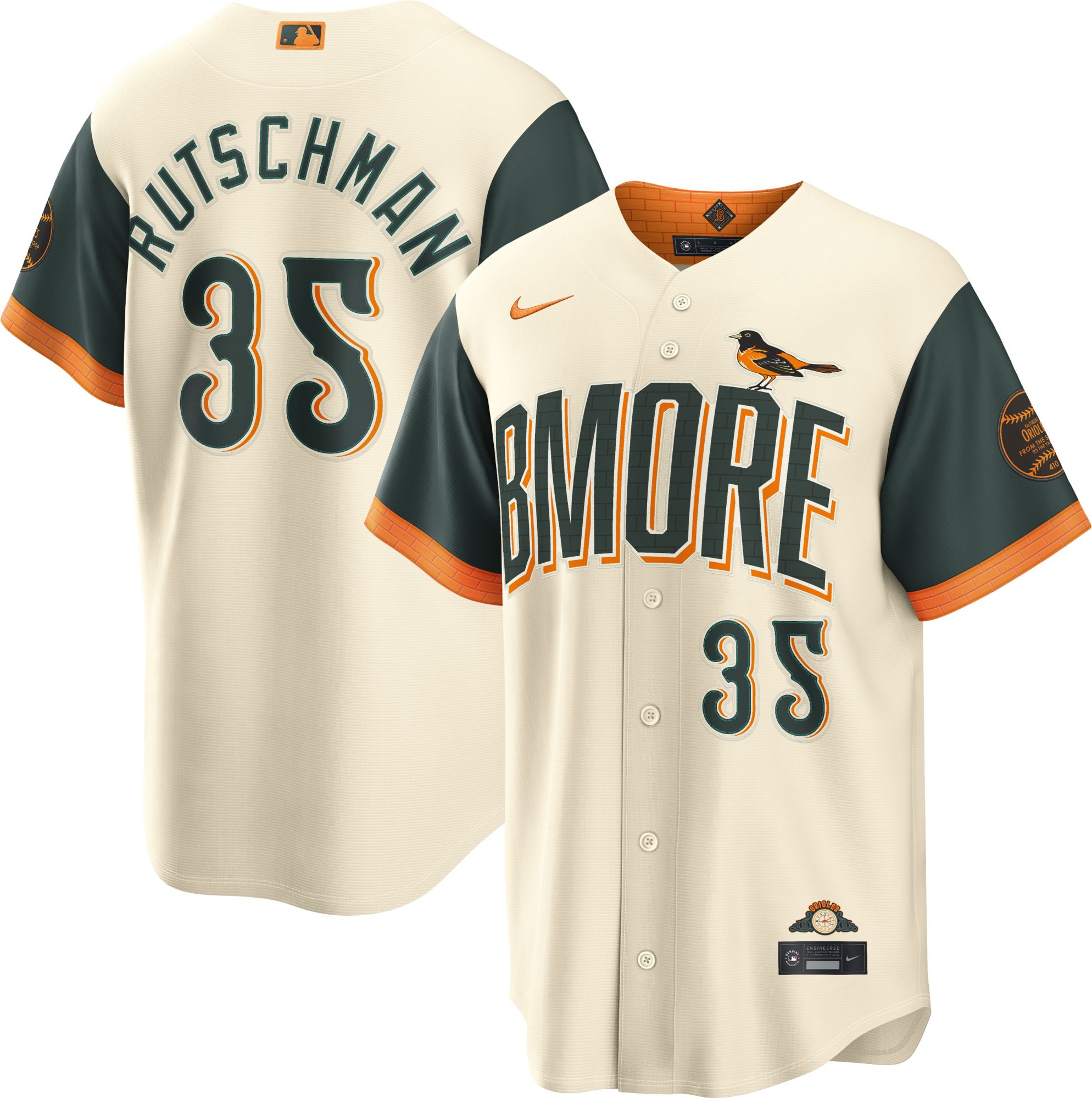 Nike Men's Baltimore Orioles Adley Rutschman #35 2026 City Connect Stadium Jersey