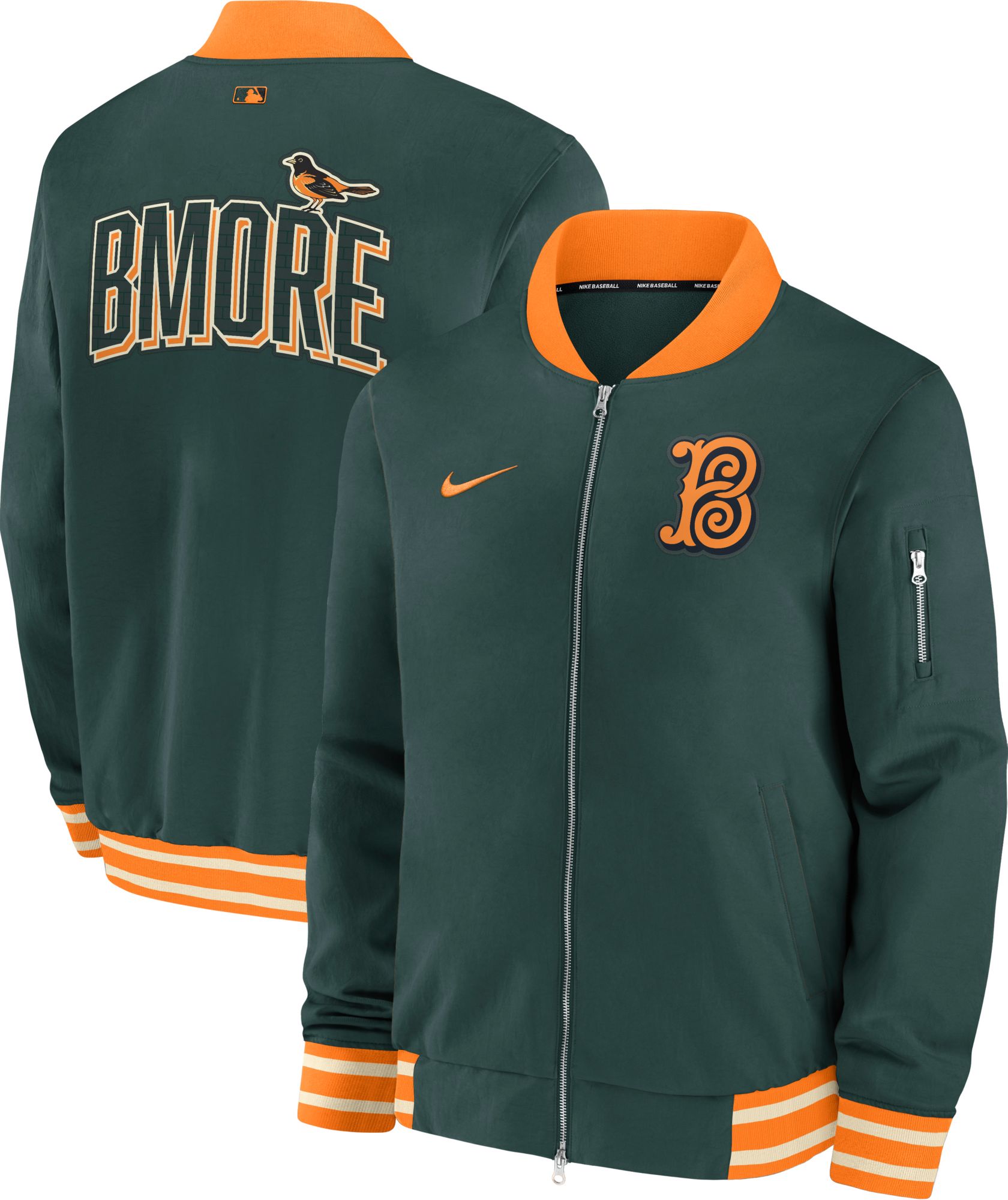 Nike Men's Baltimore Orioles 2026 City Connect Bomber Jacket
