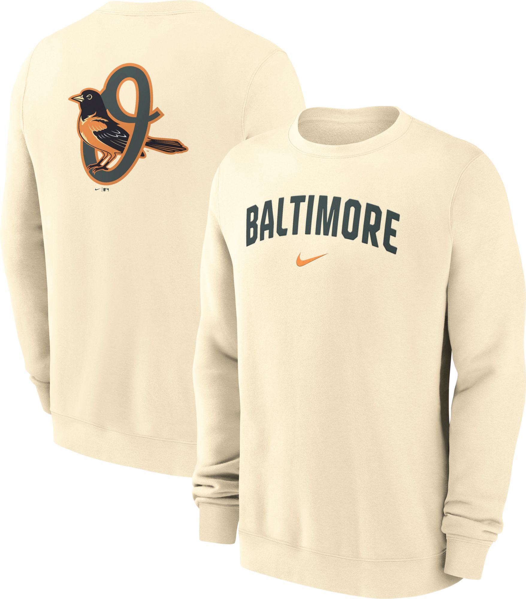 Nike Men's Baltimore Orioles 2026 City Connect 2 Hit Crewneck Sweatshirt