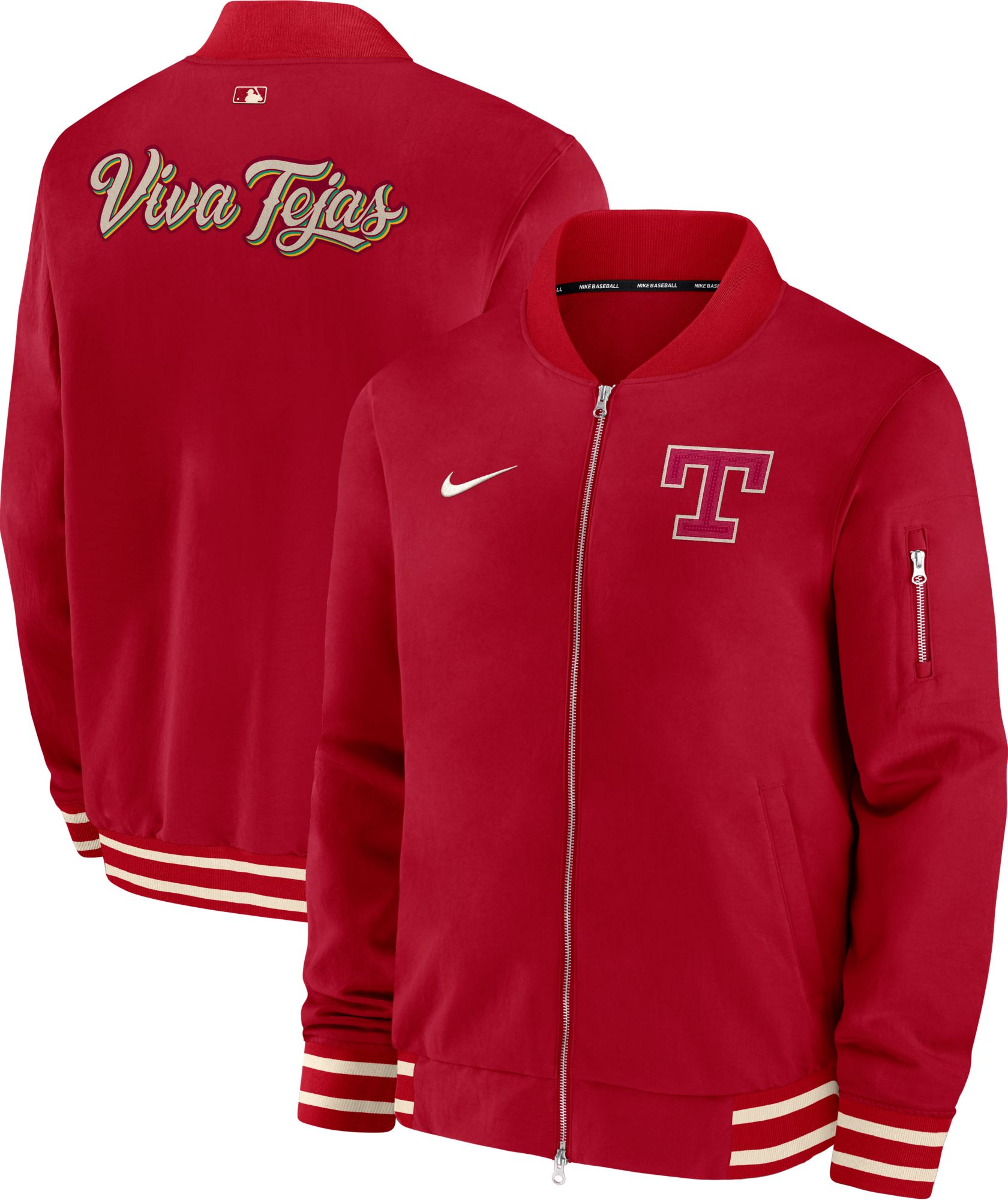 Nike Men's Texas Rangers 2026 City Connect Bomber Jacket