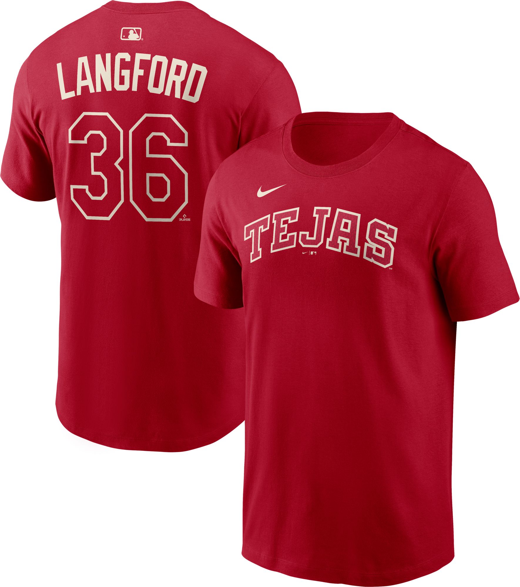 Nike Men's Texas Rangers 2026 City Connect Wyatt Langford #36 T-Shirt