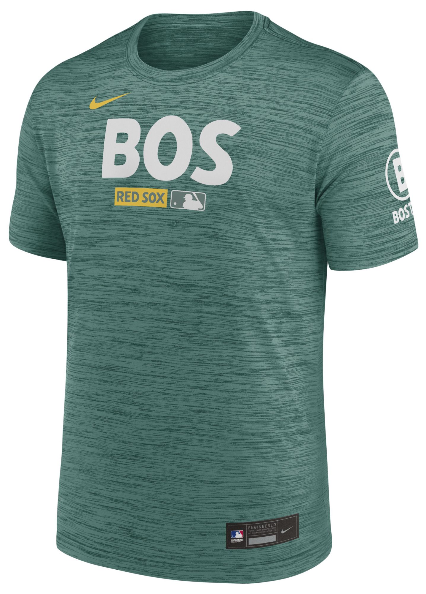Nike Men's City Connect Boston Red Sox Authentic Collection Velocity T-Shirt