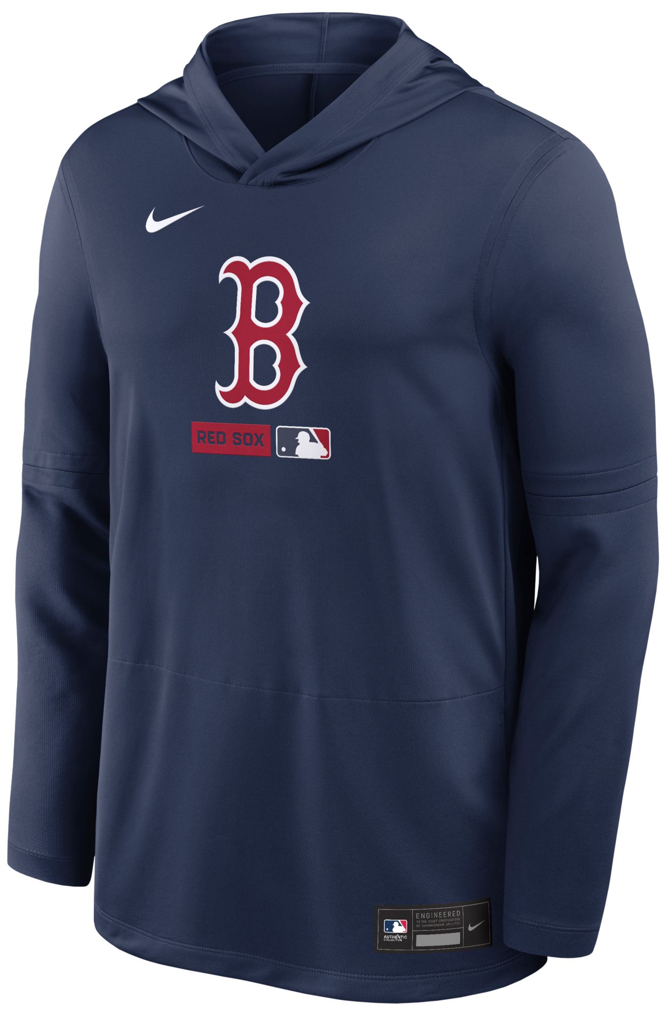 Nike Men's Boston Red Sox Blue Authentic Collection Lightweight Hoodie