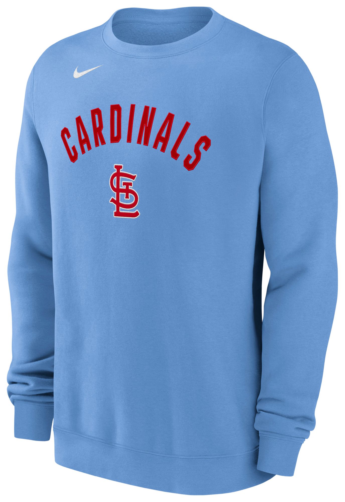 Nike Men's Kansas City Royals Blue Twill Club Crewneck Sweatshirt