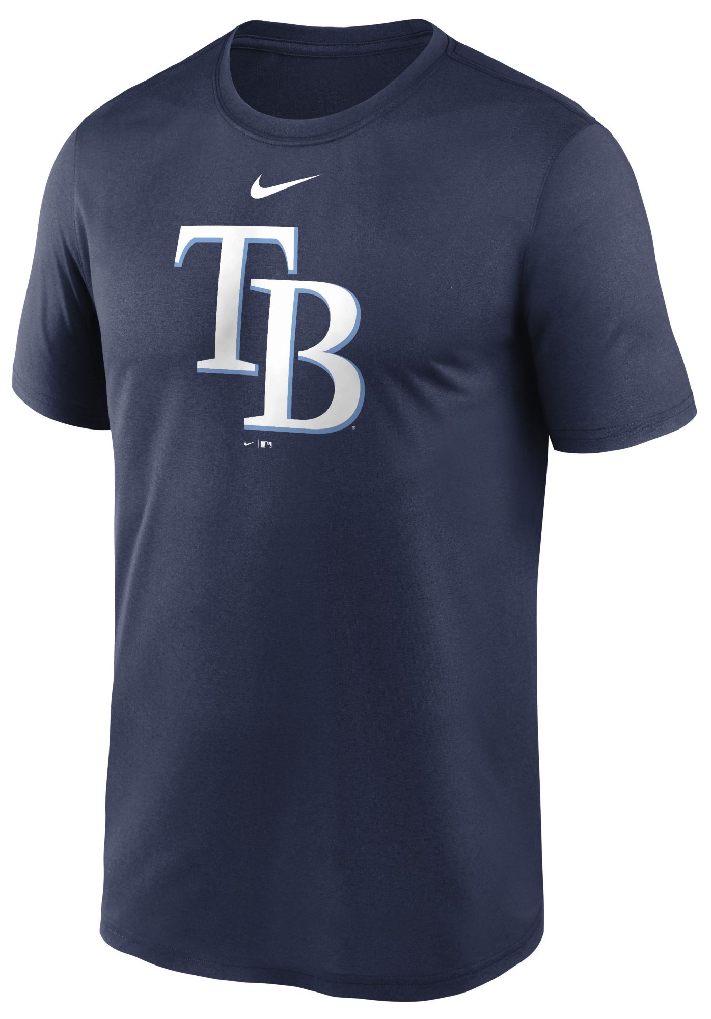 Nike Men's Tampa Bay Rays Navy Legend Logo T-Shirt