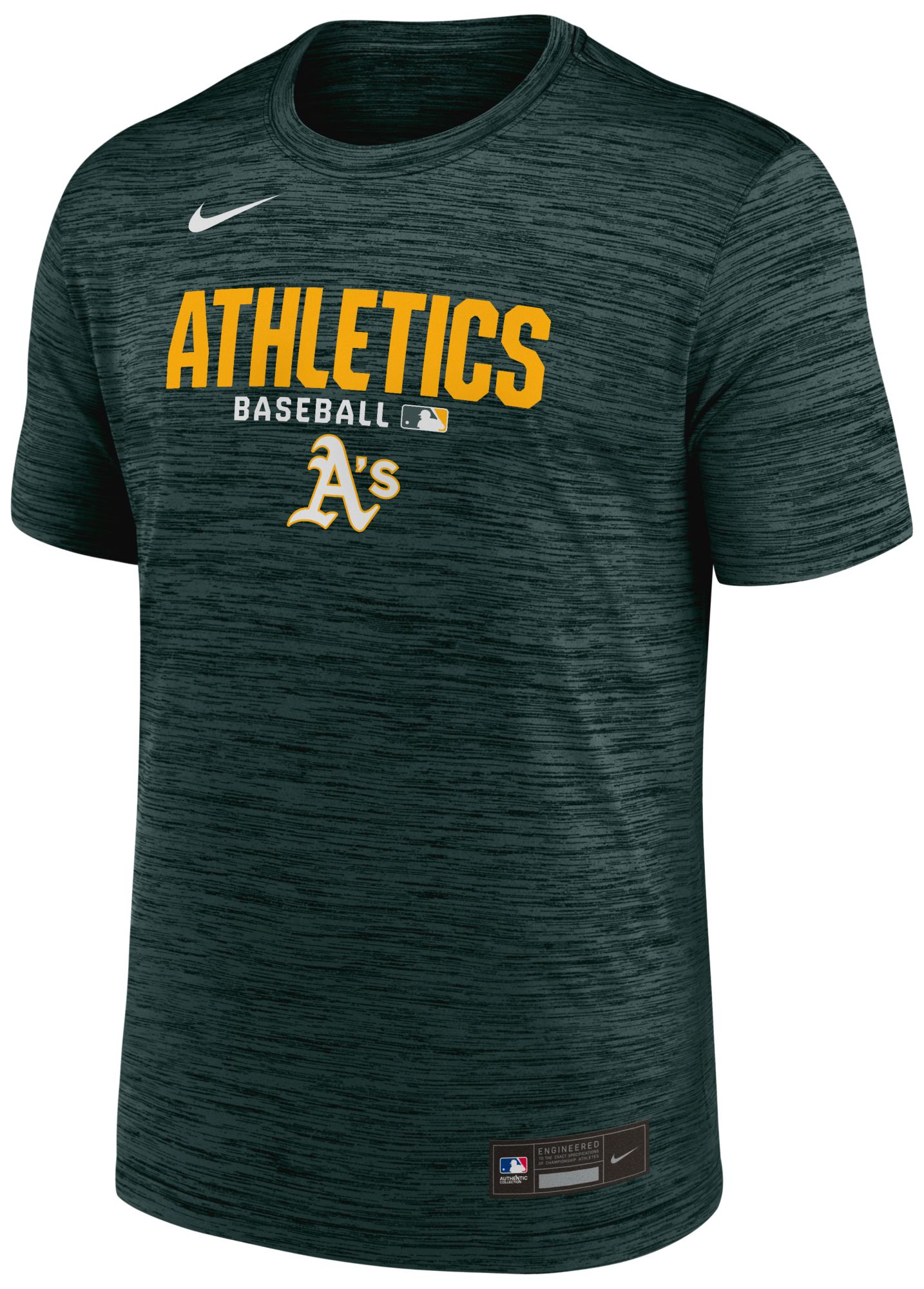Nike Men's Athletics Green Authentic Collection Velocity T-Shirt