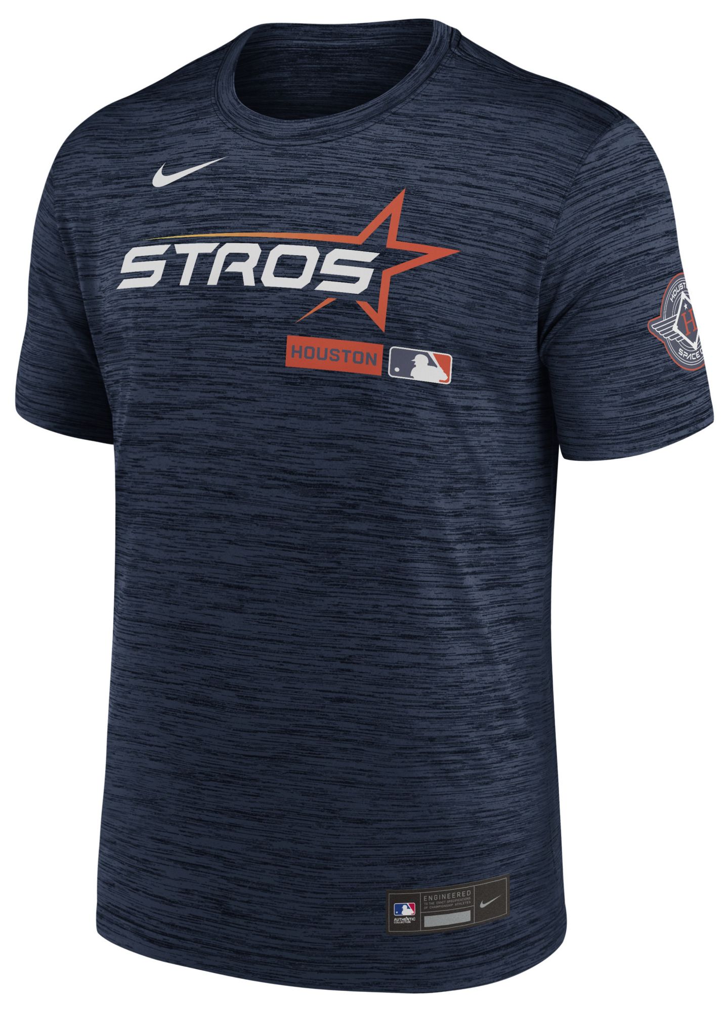 Nike Men's City Connect Houston Astros Authentic Collection Velocity T-Shirt