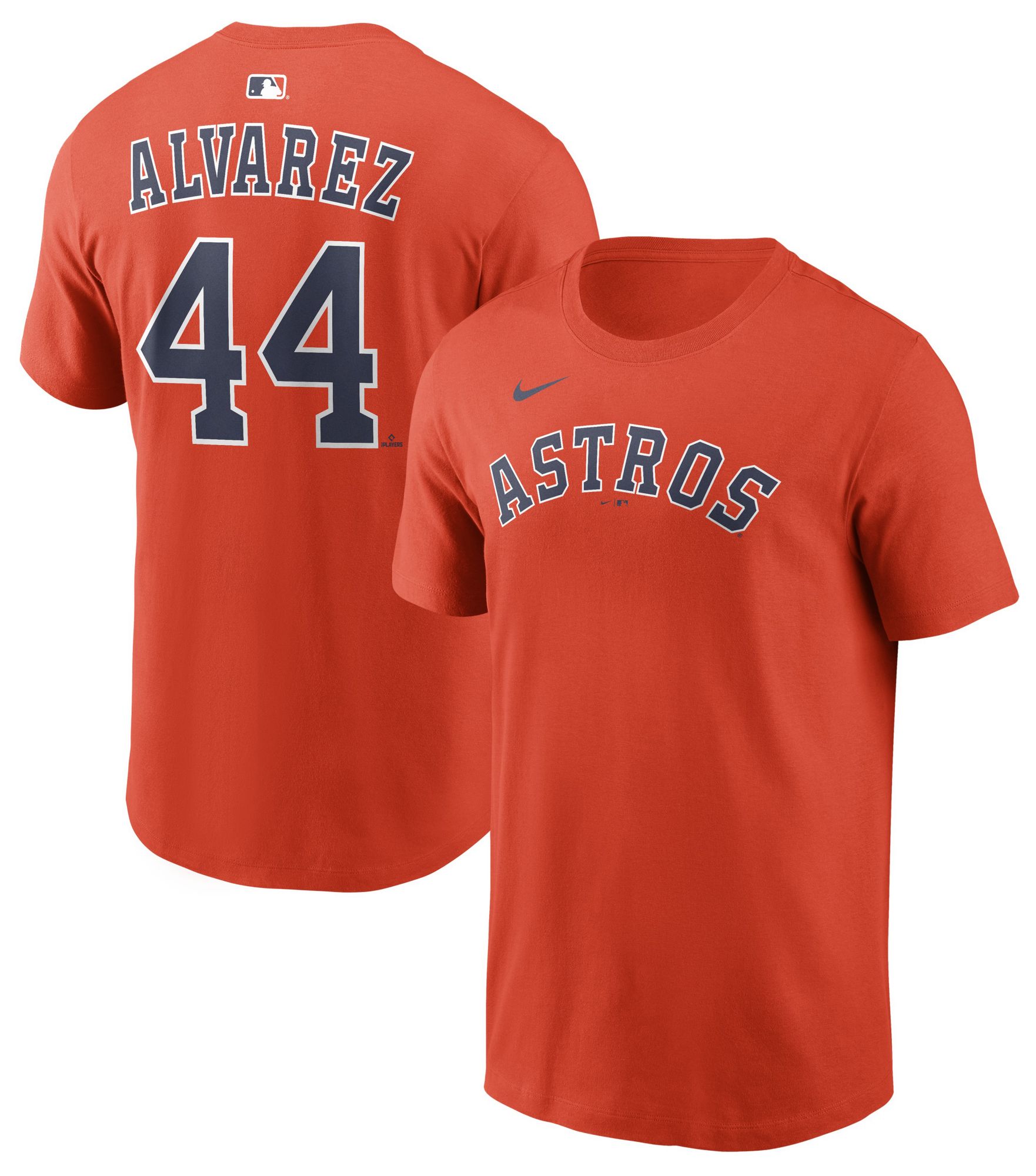 Nike Men's Houston Astros Yordan Álvarez #44 Orange Home T-Shirt