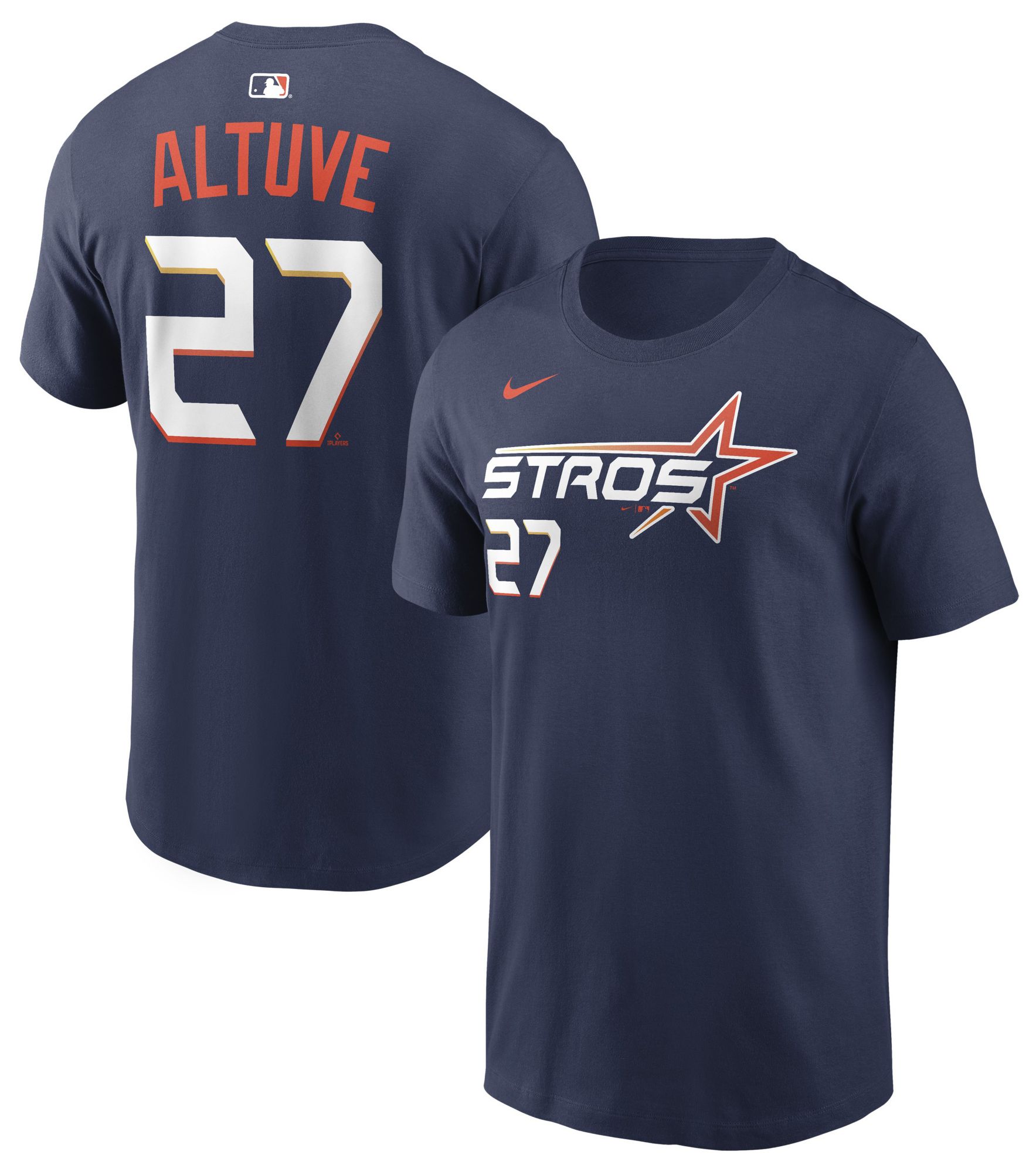 Nike Men's City Connect Houston Astros Jose Altuve #27 T-Shirt