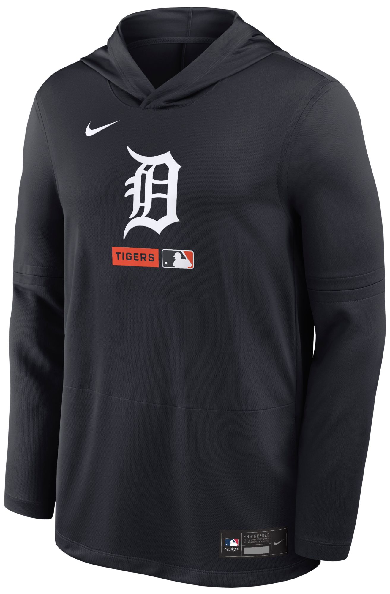 Nike Men's Detroit Tigers Blue Authentic Collection Lightweight Hoodie