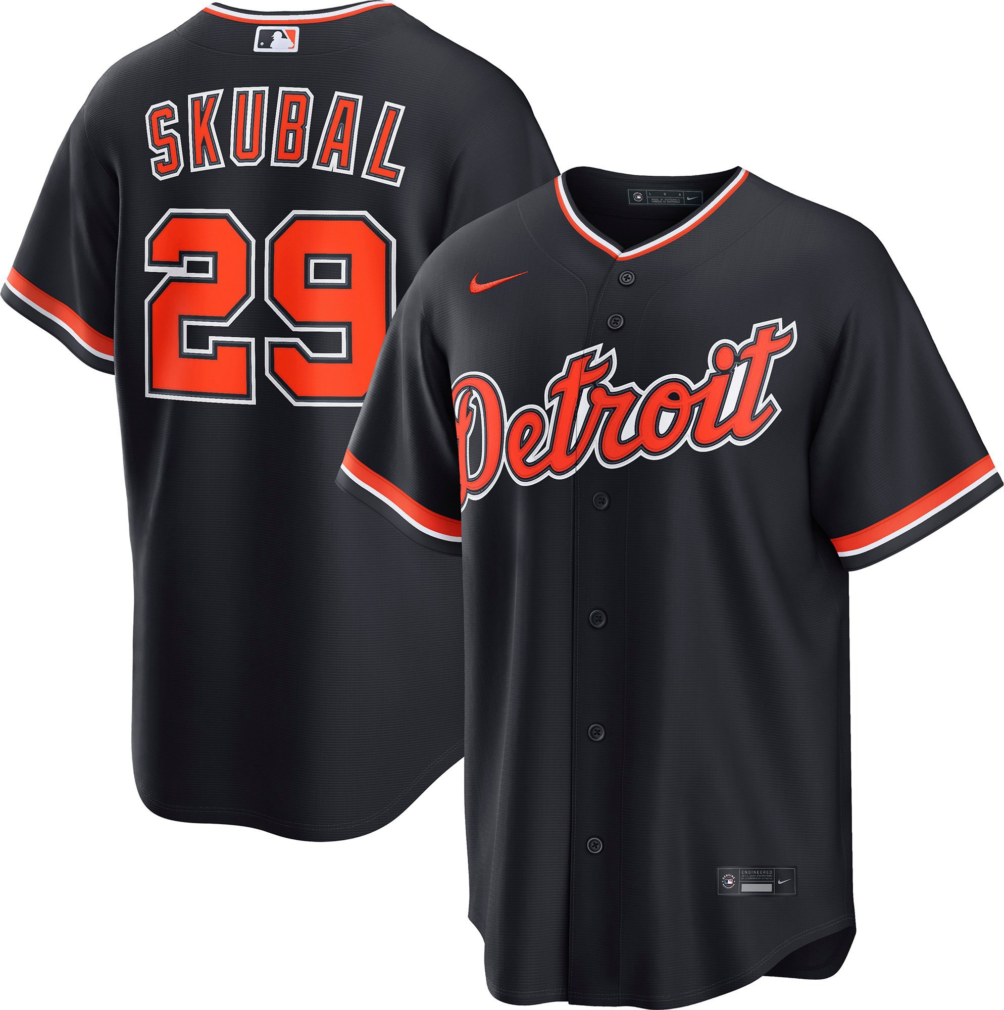 Nike Adult Detroit Tigers Tarik Skubal #29 Replica Alternate Jersey