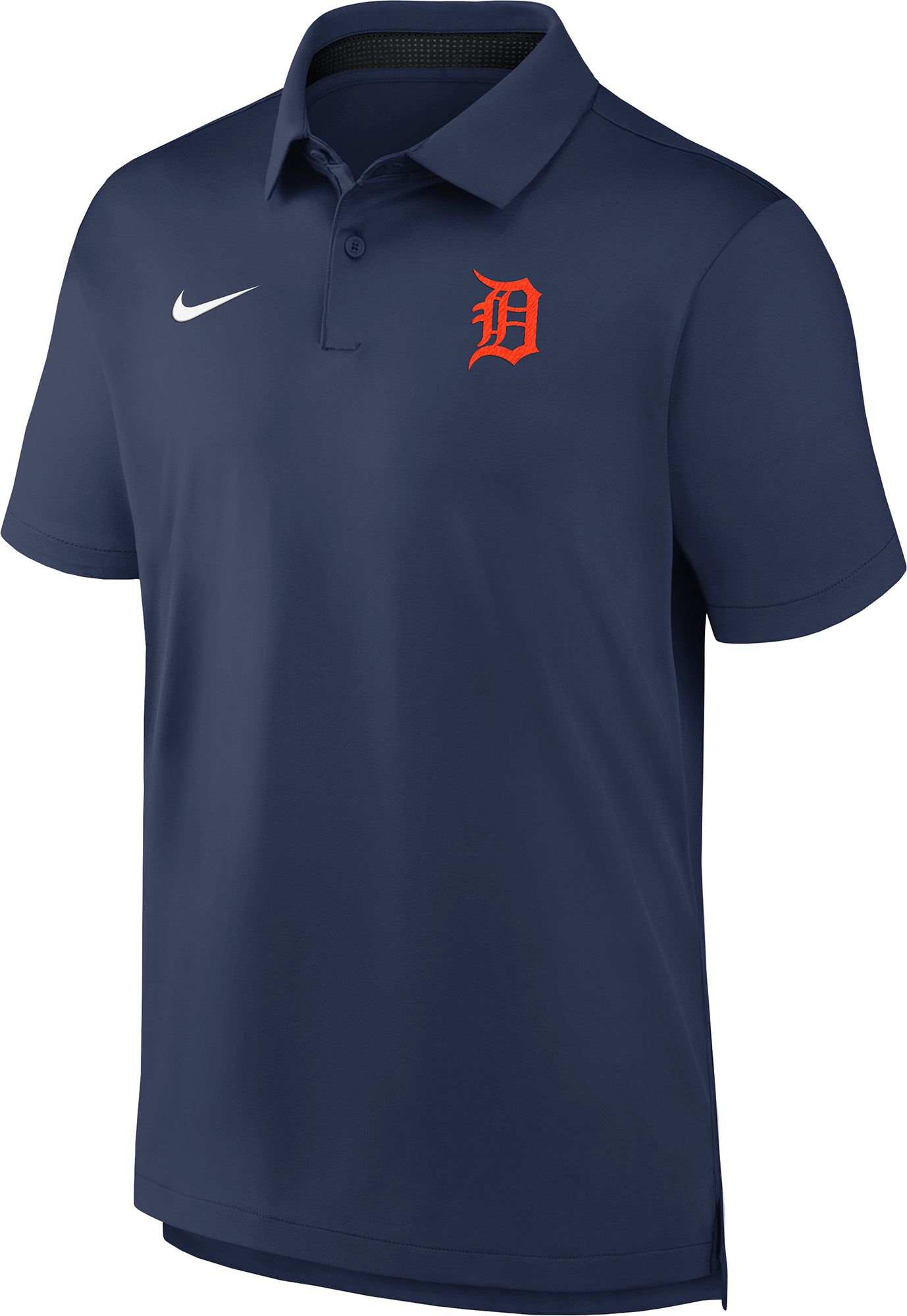 Nike Men's Detroit Tigers Navy Tour Polo