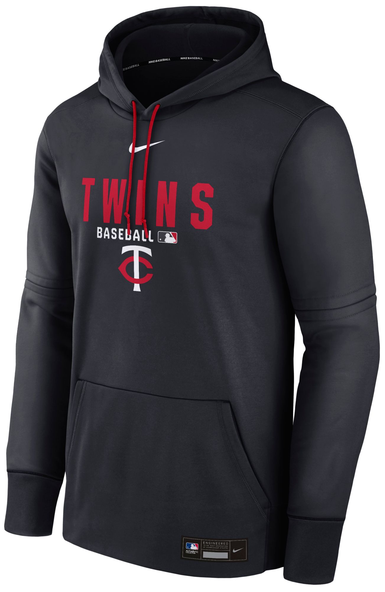 Nike Men's New York Mets Blue Authentic Collection Therma Hoodie