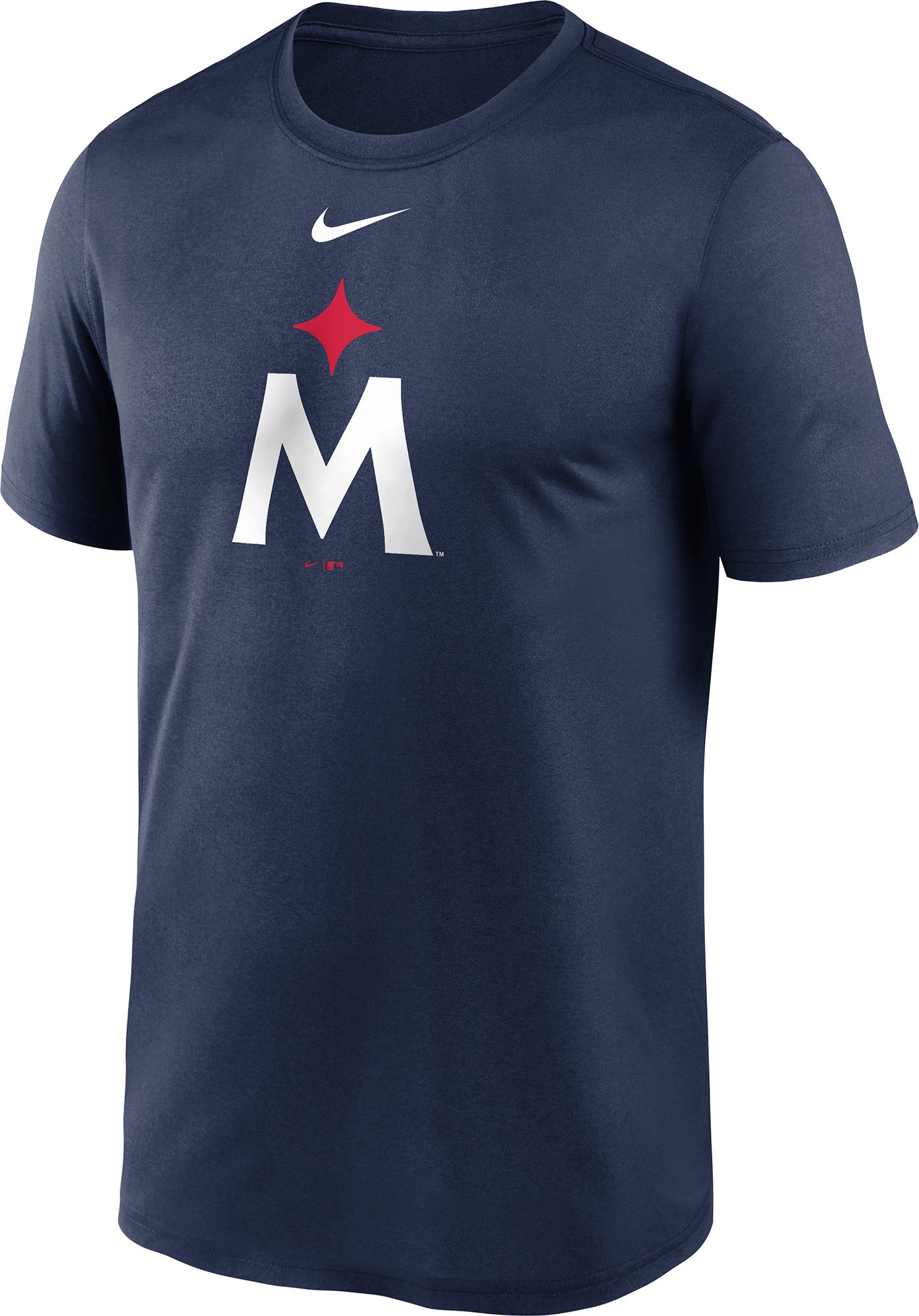 Nike Men's Minnesota Twins Navy Legend Logo T-Shirt