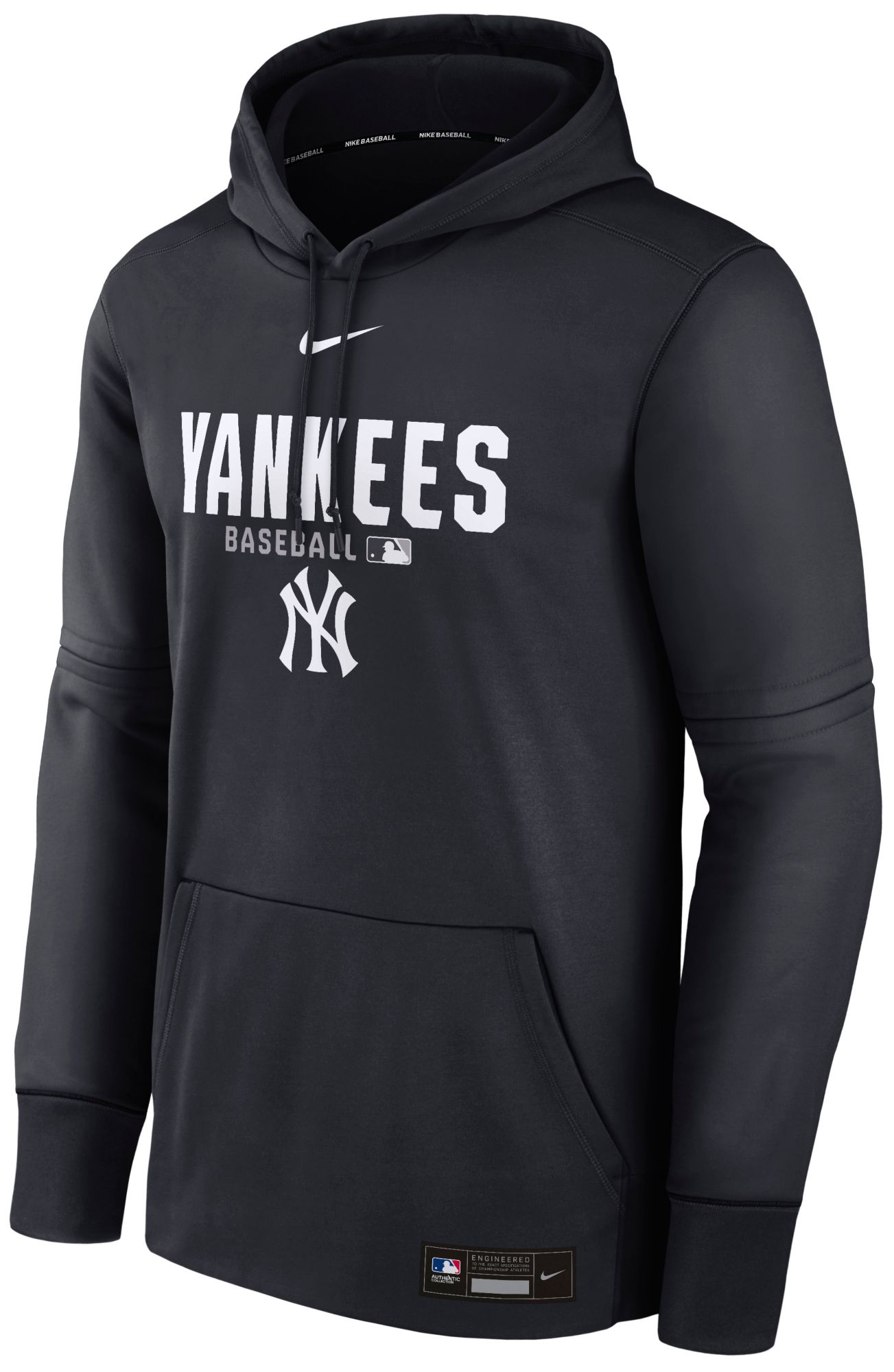 Nike Men's San Francisco Giants Blue Authentic Collection Therma Hoodie