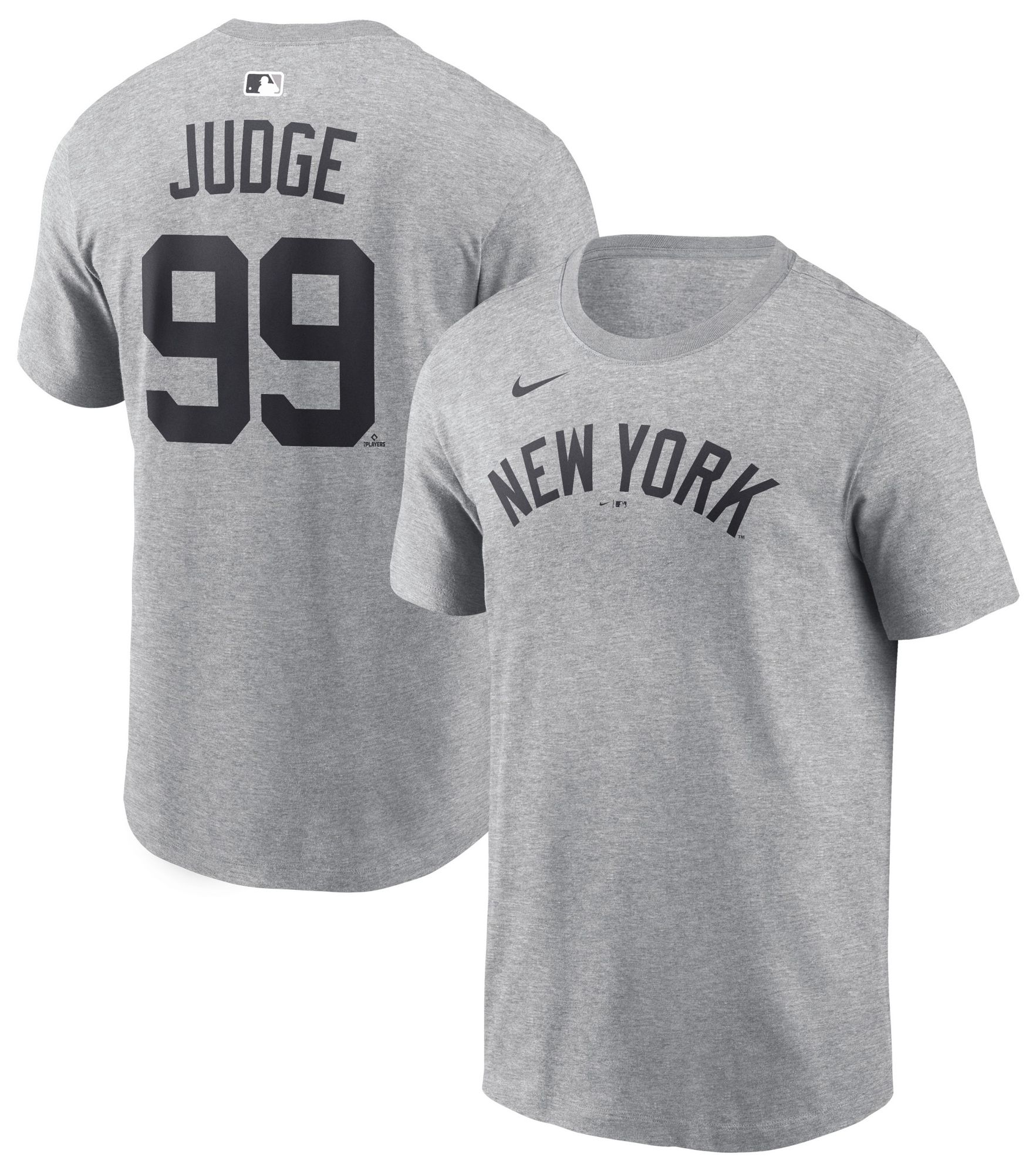 Nike Men's New York Yankees Aaron Judge #99 Gray Home T-Shirt