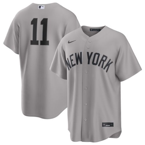 Nike Men's New York Yankees Gray Derek Jeter #2 Cooperstown Road