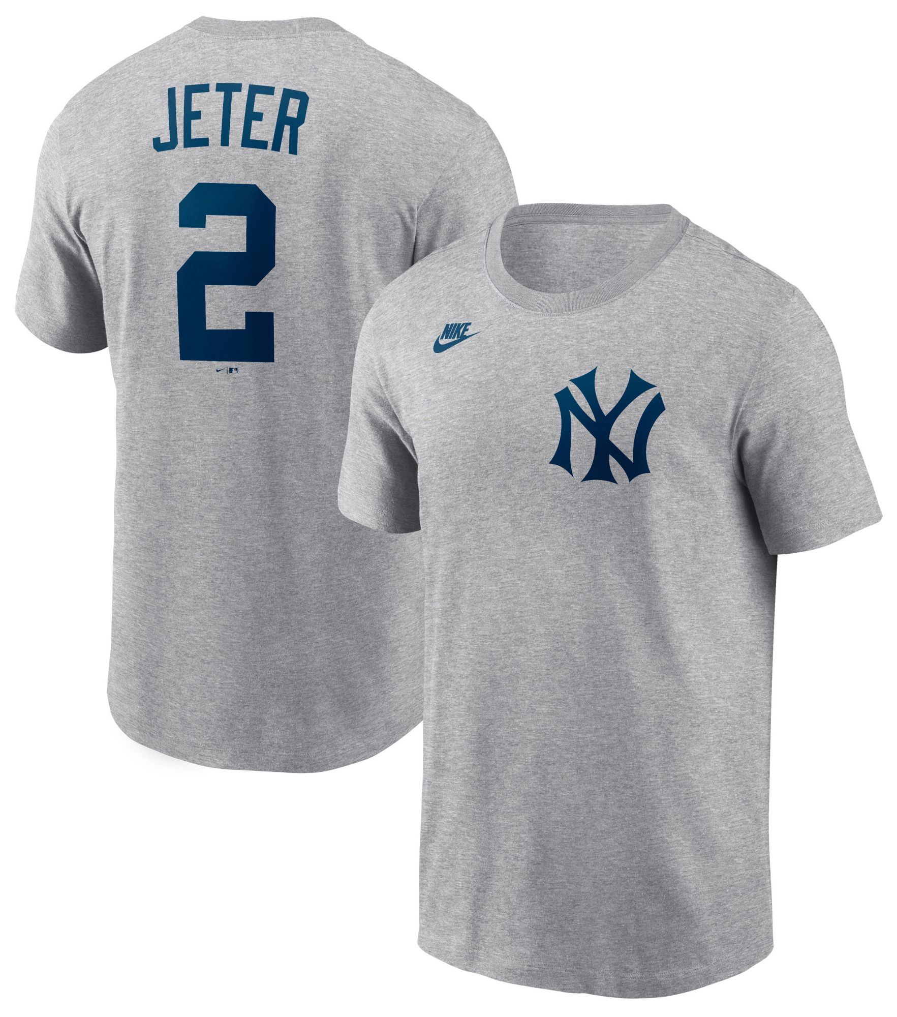 Nike Men's New York Yankees Derek Jeter #2 Navy Cooperstown T-Shirt