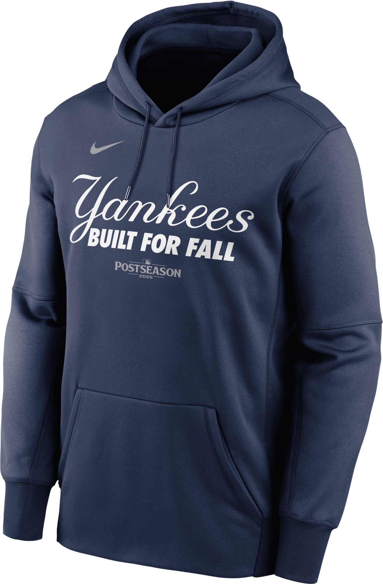 Nike Men's New York Yankees 'Built for Fall' 2025 Postseason Participant Therma Authentic Collection Hoodie