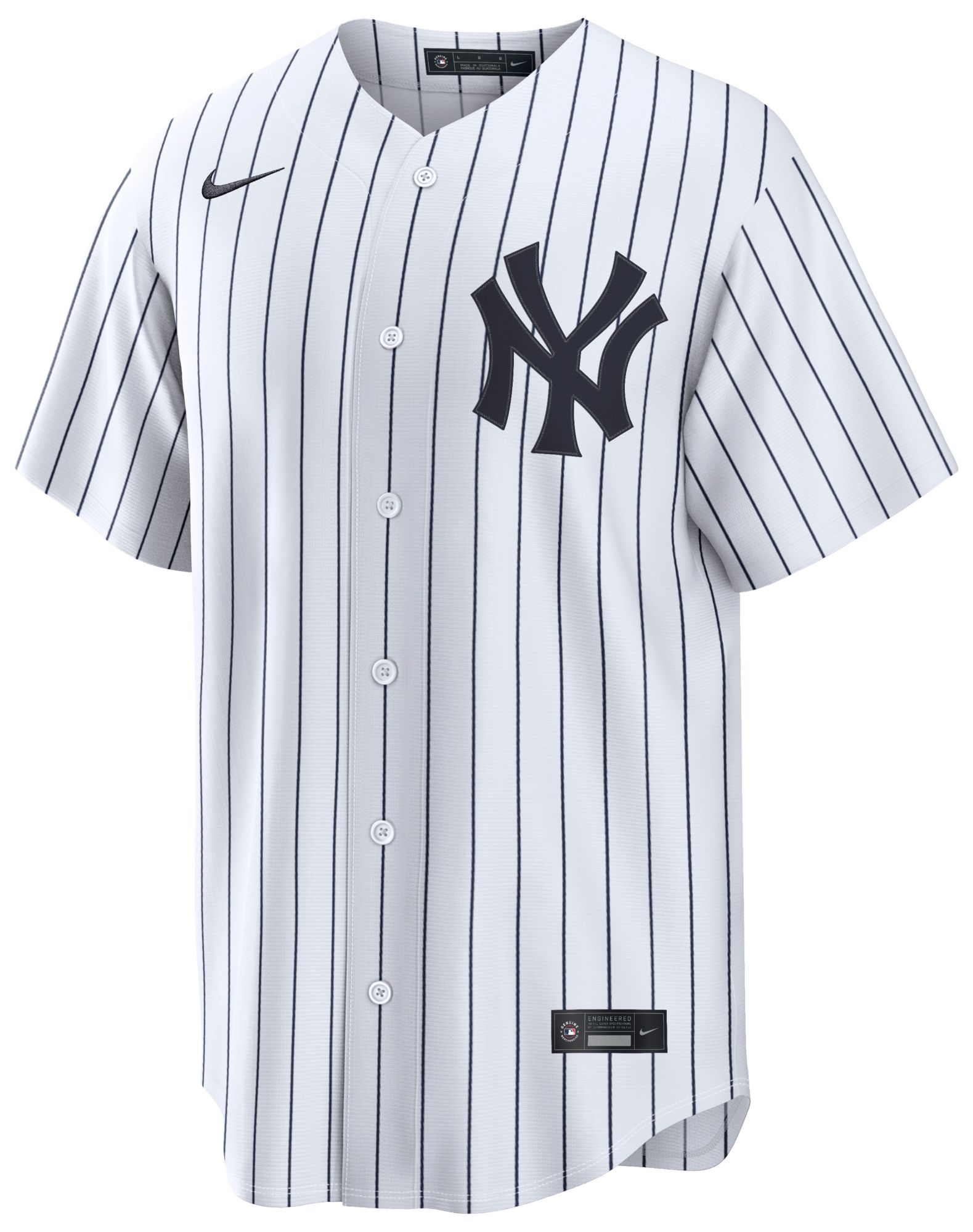 Nike Men's New York Yankees White Aaron Judge #99 Home Replica Jersey
