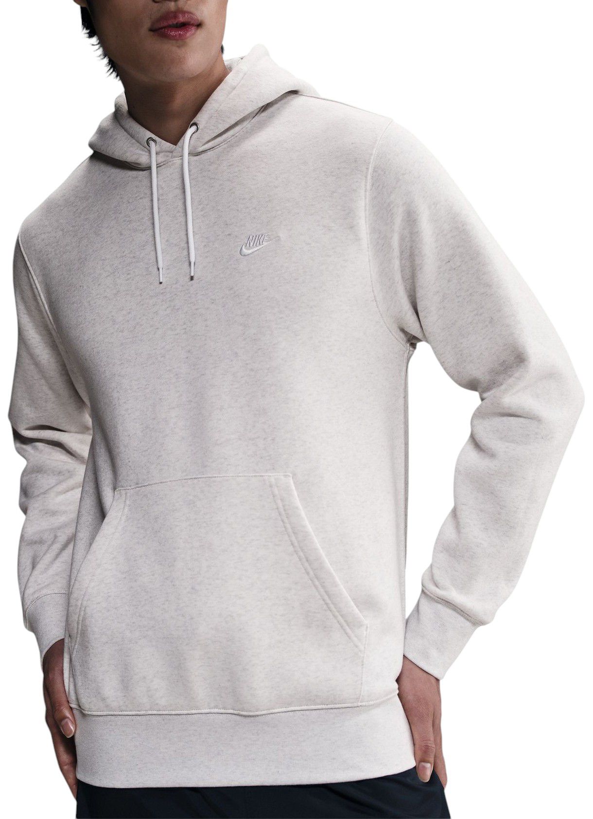 Nike Men's Club Fleece Hoodie Birch Heather thumbnail