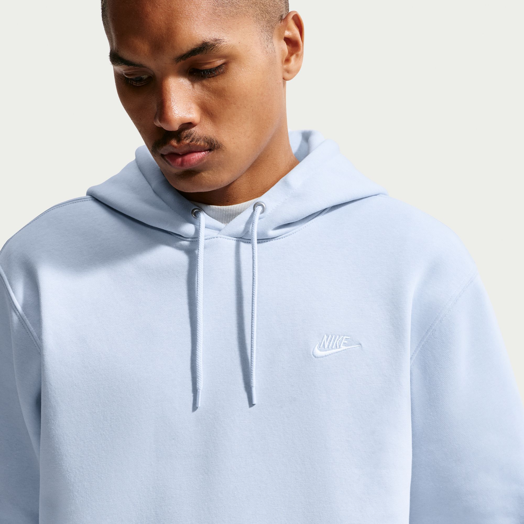 Nike Men's Club Fleece Hoodie Hydrogen Blue thumbnail