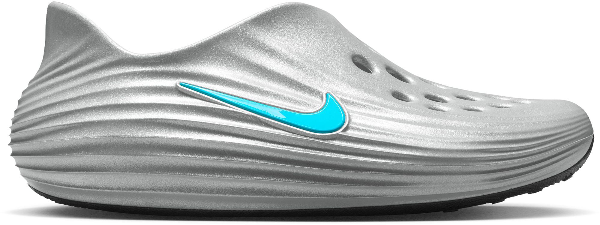 Metallic Silver/Black