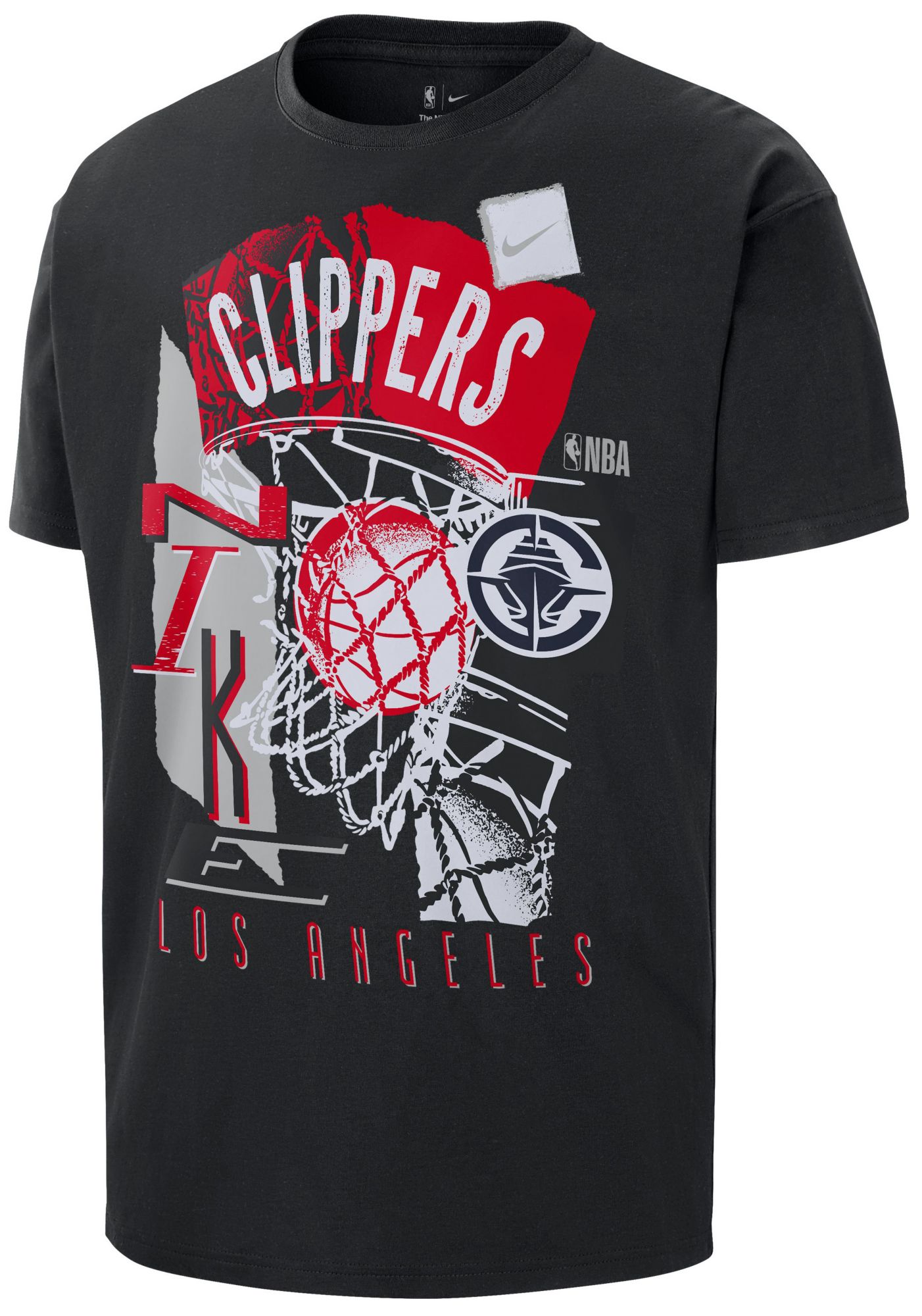 Nike Men's Los Angeles Clippers Black Vintage T-Shirt